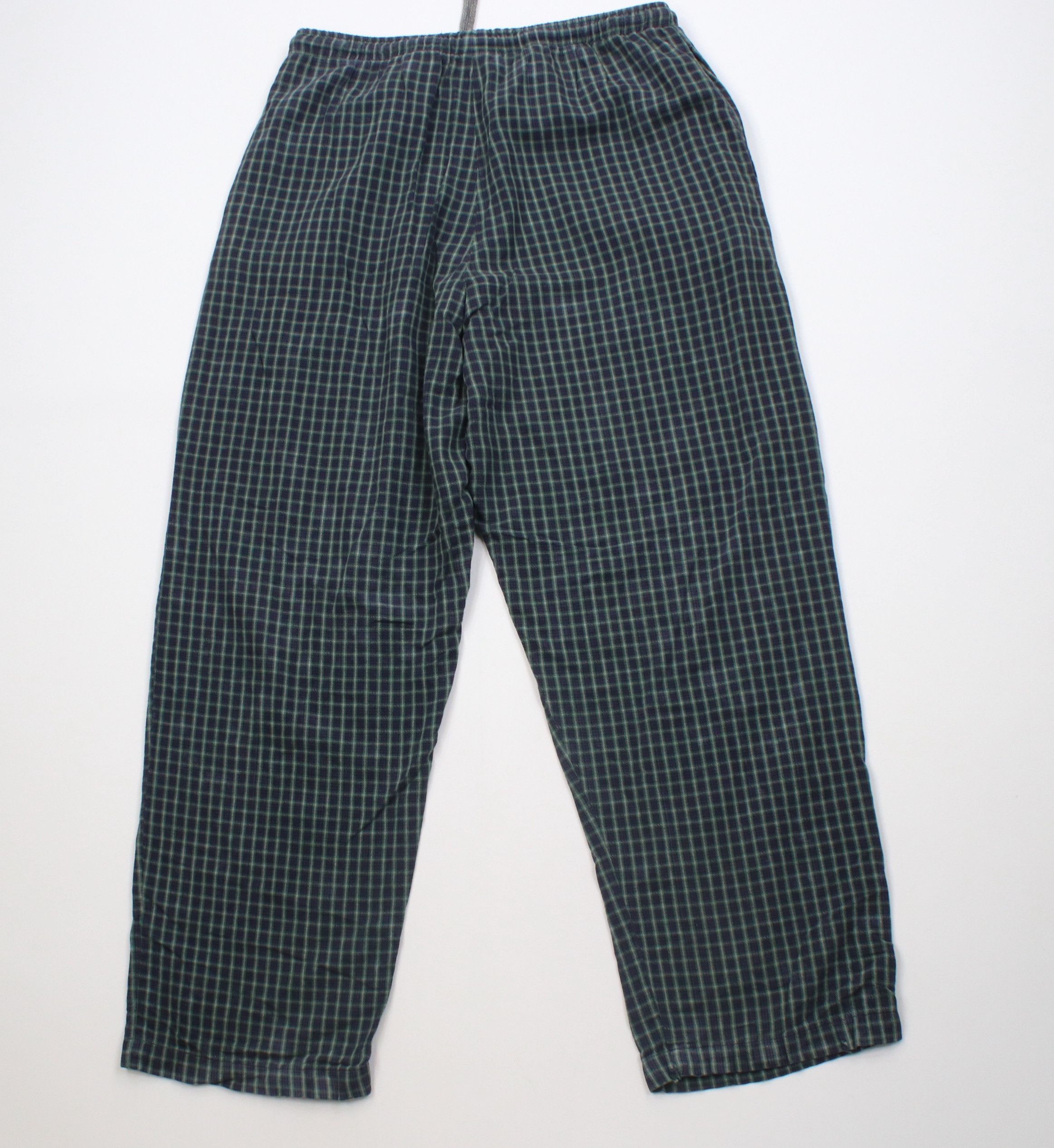 J.Crew Vintage 90s J Crew Oarsman Wide Leg Flannel Pajamas Pants Size US 36 / EU 52 - 10 Thumbnail