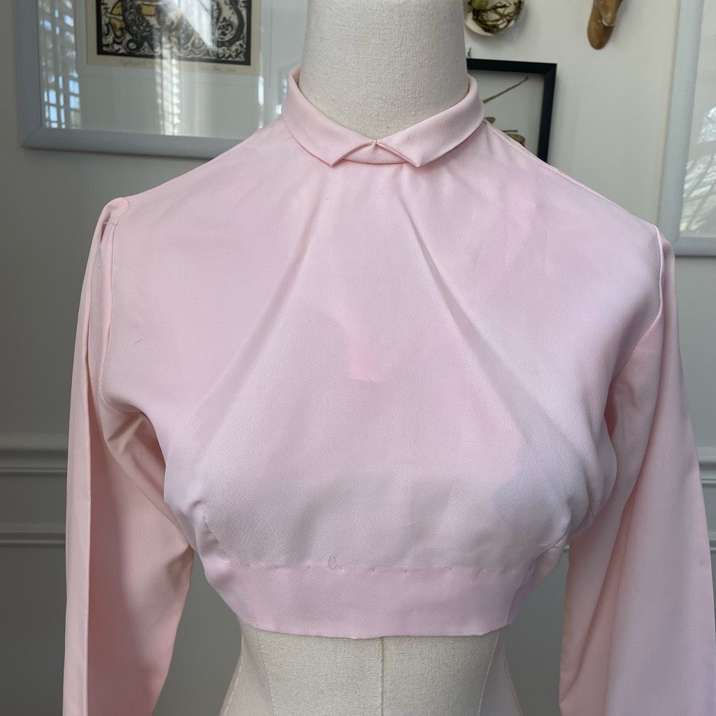 Vintage Vintage 60s Red Velveteen Shift Dress Pink Cropped Blouse XS Size XS / US 0-2 / IT 36-38 - 9 Thumbnail