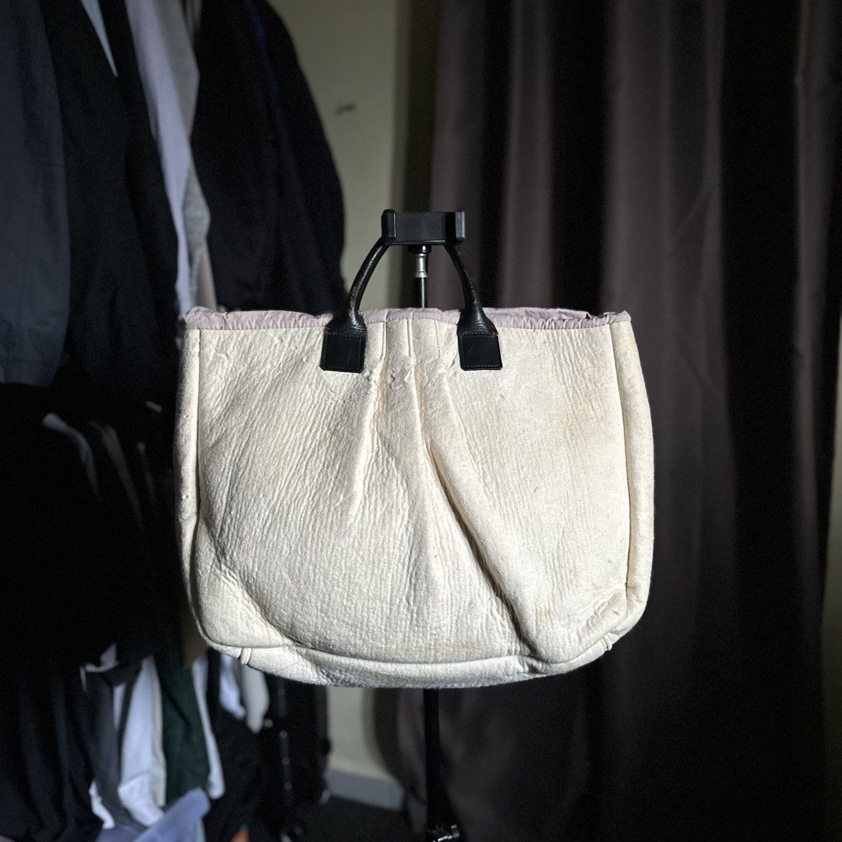Comme des Garcons VINTAGE 80s/90s COMME DES GARCONS ARCHIVAL DISTRESSED BAG Size ONE SIZE - 2 Thumbnail
