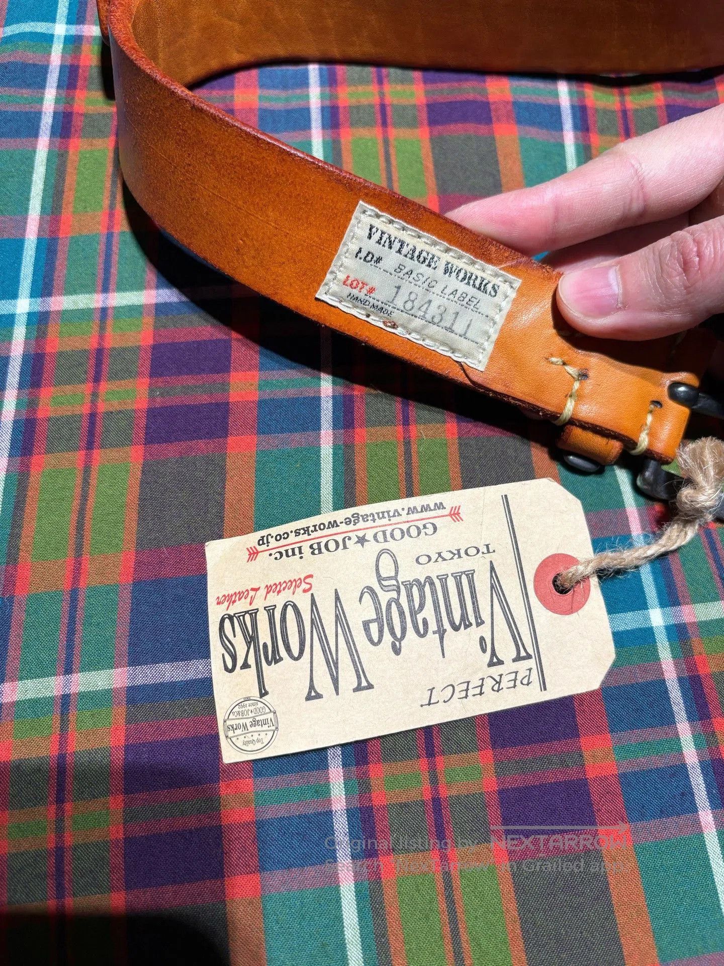 Other VINTAGE WORKS Leather Belt. Size ONE SIZE - 4 Thumbnail