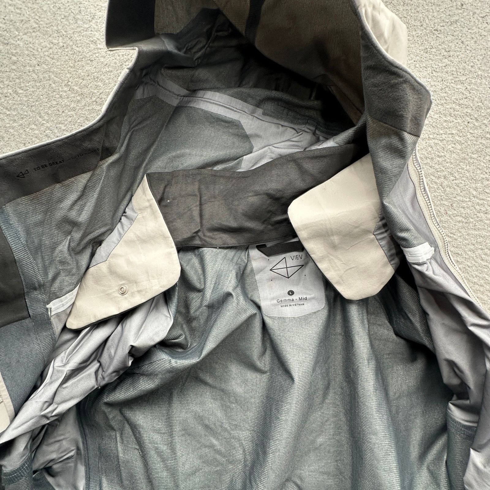 Other VIEV Gemma Mid Gore-Tex Lined Rain Coat Jacket Large Gray Size L / US 10 / IT 46 - 13 Thumbnail