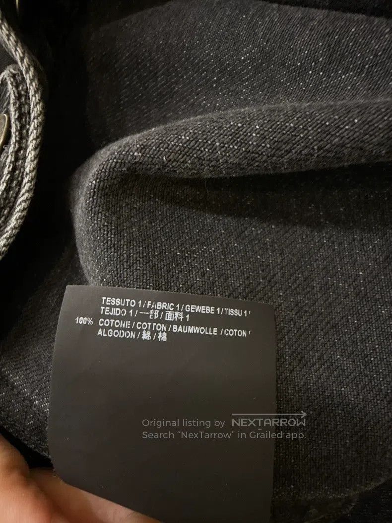 Balenciaga Balenciaga Black Gray Back Letter Logo Embroidered Pure Co Size US S / EU 44-46 / 1 - 8 Thumbnail