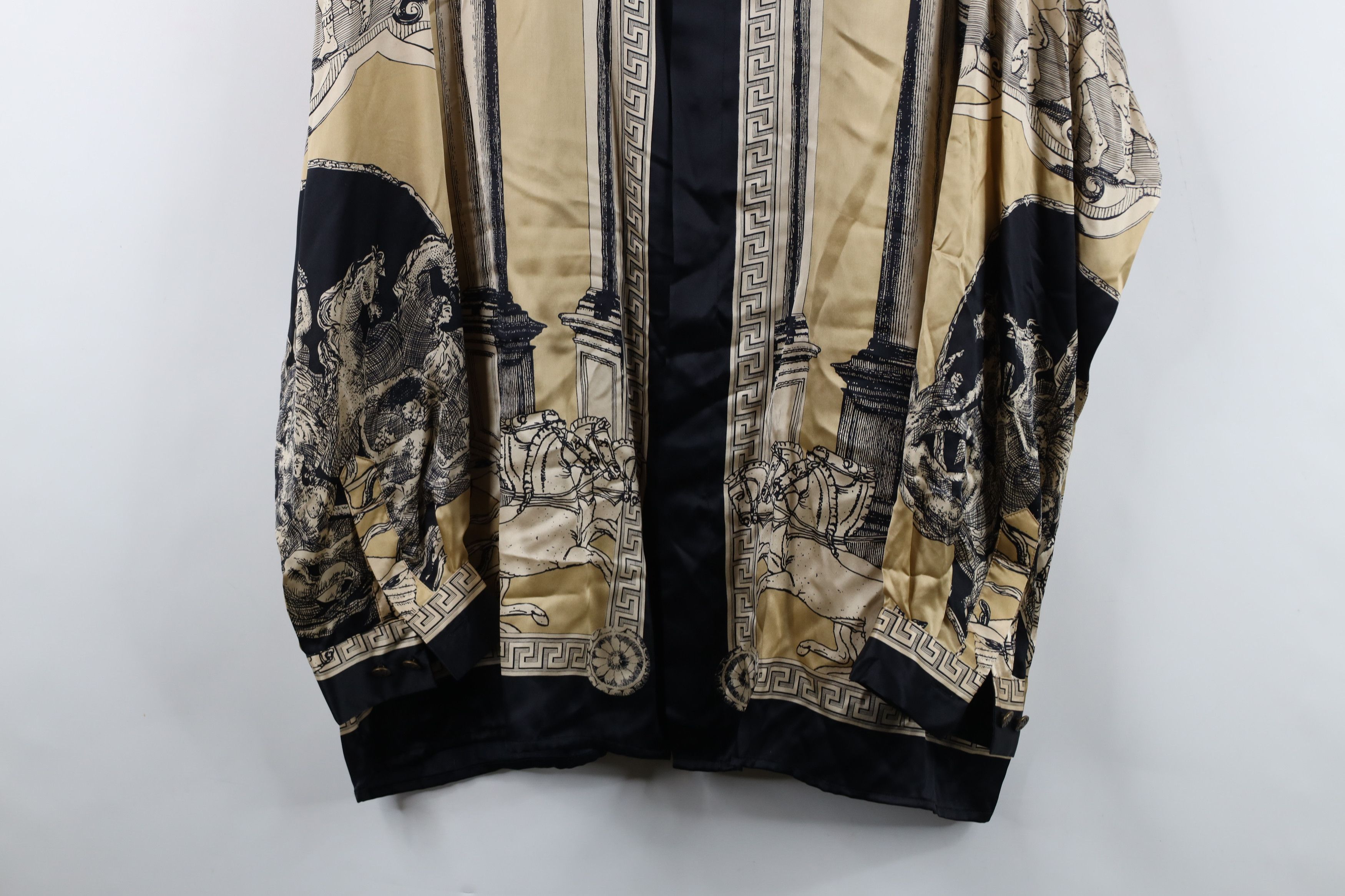 Vintage Vintage 90s Streetwear Roman All Over Print Button Shirt Size US L / EU 52-54 / 3 - 3 Thumbnail
