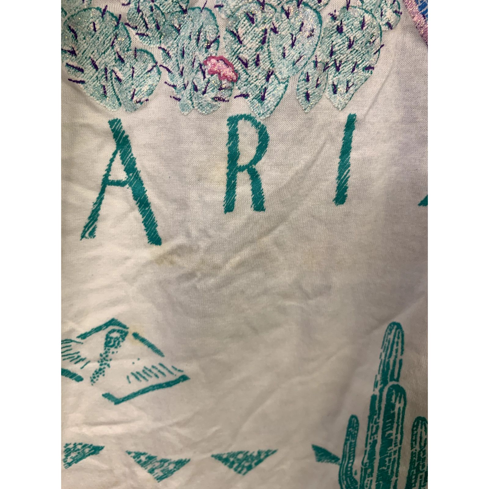 Jerzees Vintage Test Print Shirt Grand Canyon Arizona White M Tee Size US M / EU 48-50 / 2 - 14 Thumbnail
