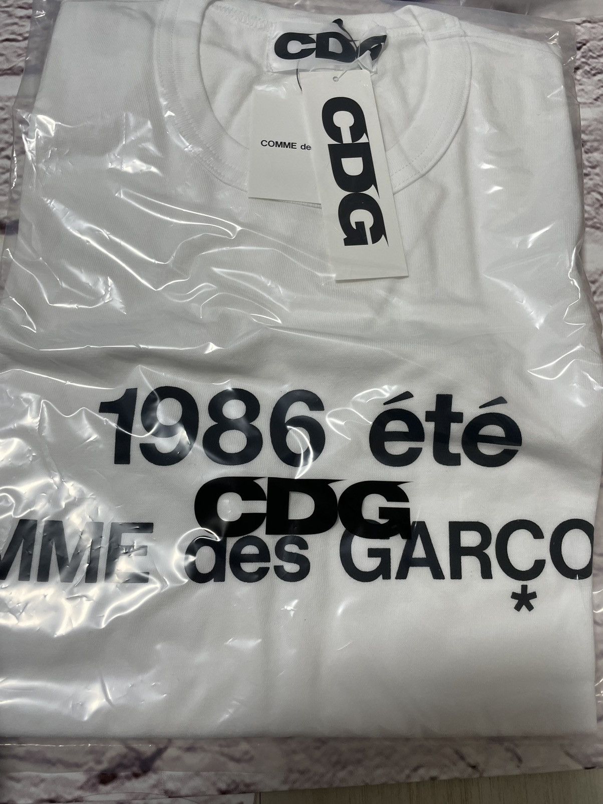 CDG T-shirt 1986 COMME des GARCONS