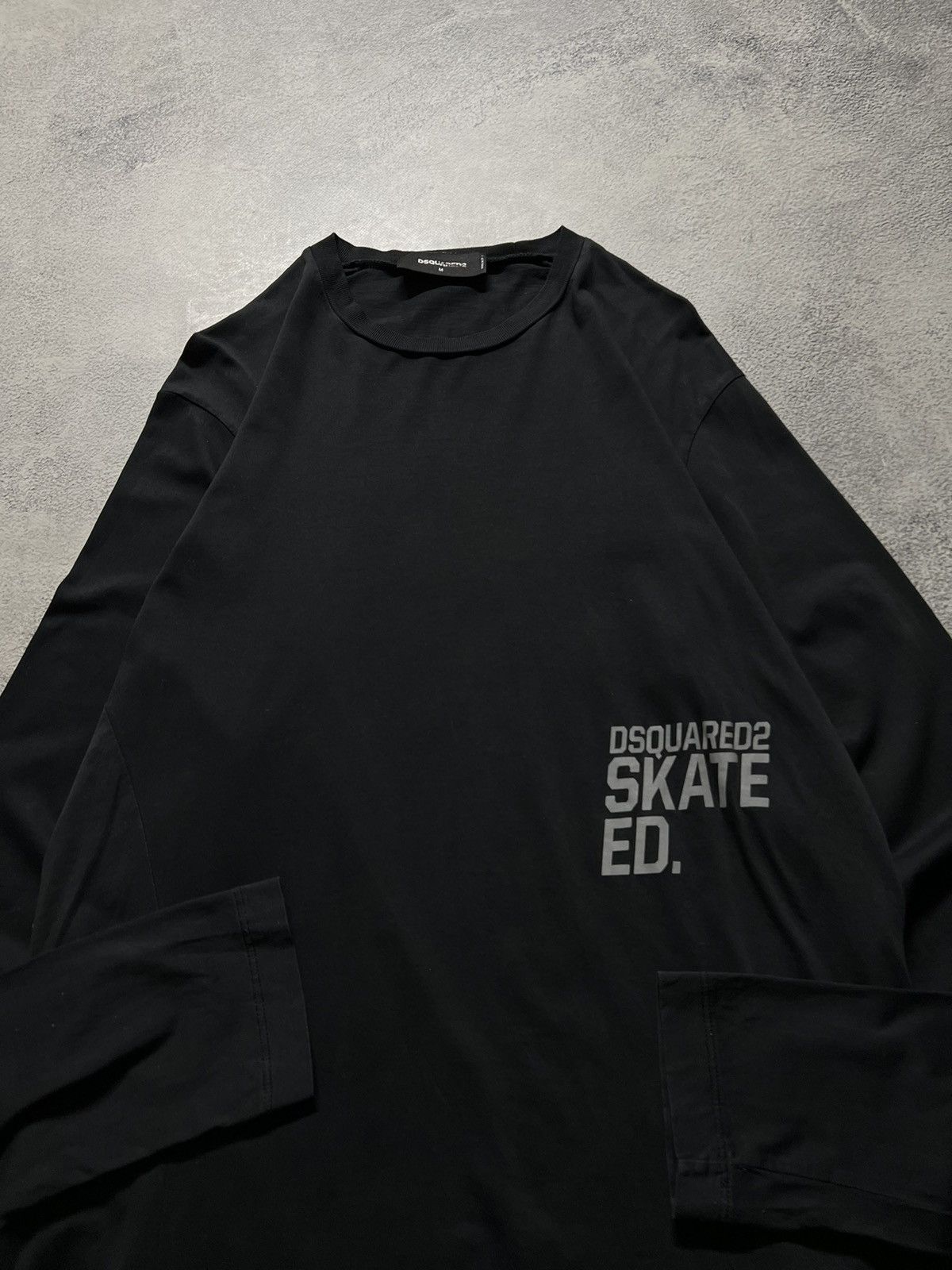 Dsquared2 Vintage Y2k Dsquared 2 Skate Ed🖤 Reflective Logo Long Sleeve Size US M / EU 48-50 / 2 - 8 Thumbnail
