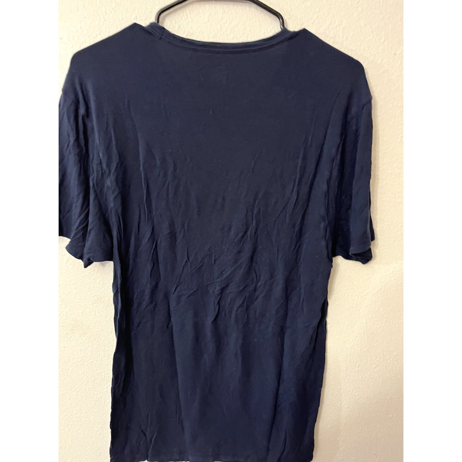 Polo Ralph Lauren Polo Ralph Lauren Sleepwear Shirt Men L Navy Blue Sleep Shirt Solid Cotton Long Sleeve EUC Top Size US L / EU 52-54 / 3 - 3 Thumbnail