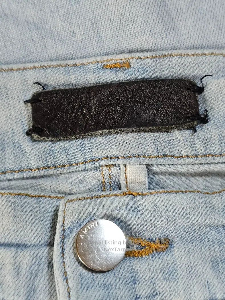 Amiri Amiri Ripped Denim Jeans Size US 34 / EU 50 - 3 Thumbnail