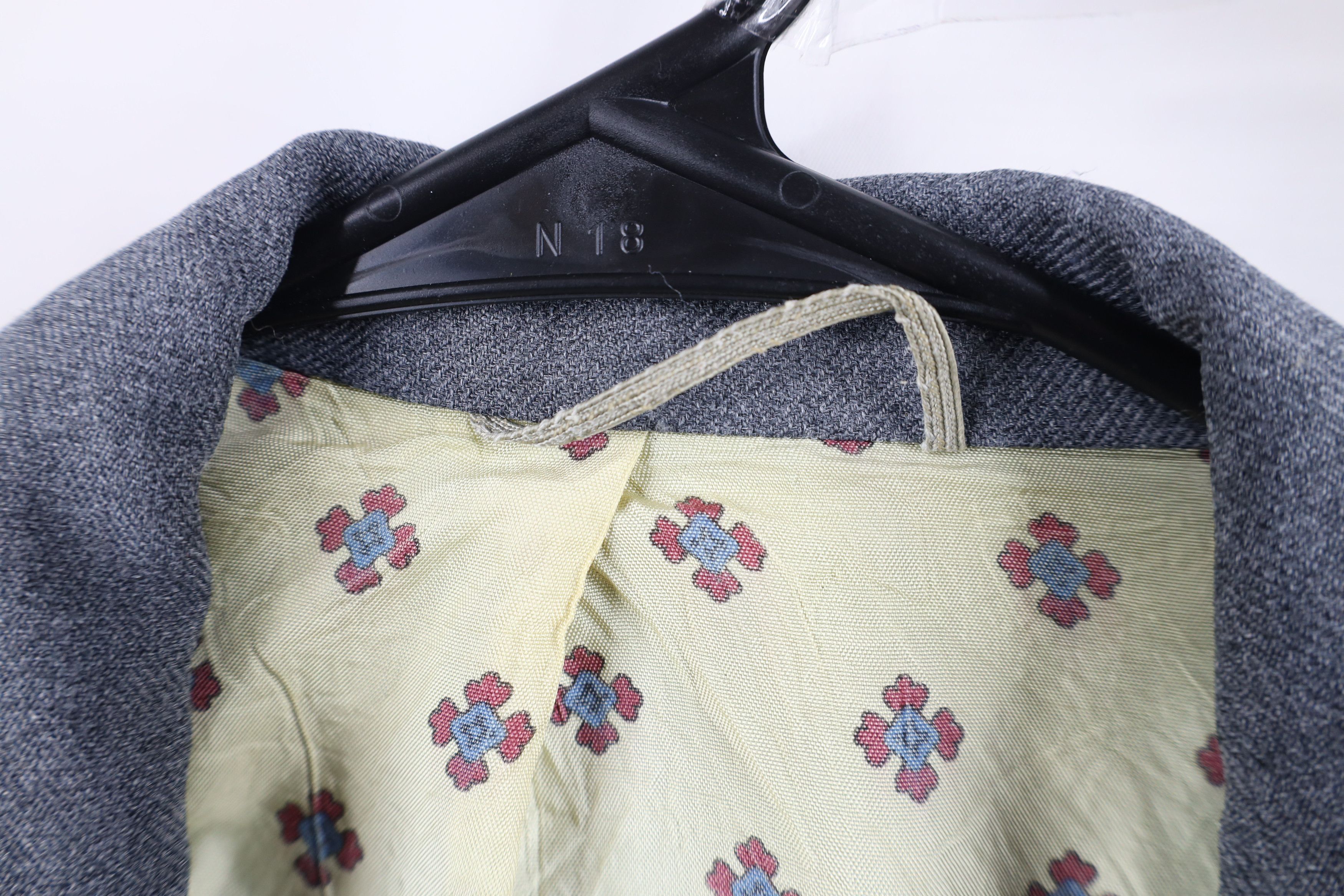 Vintage Vintage 70s Streetwear Suit Coat Blazer Jacket Heather Gray Size US L / EU 52-54 / 3 - 8 Thumbnail