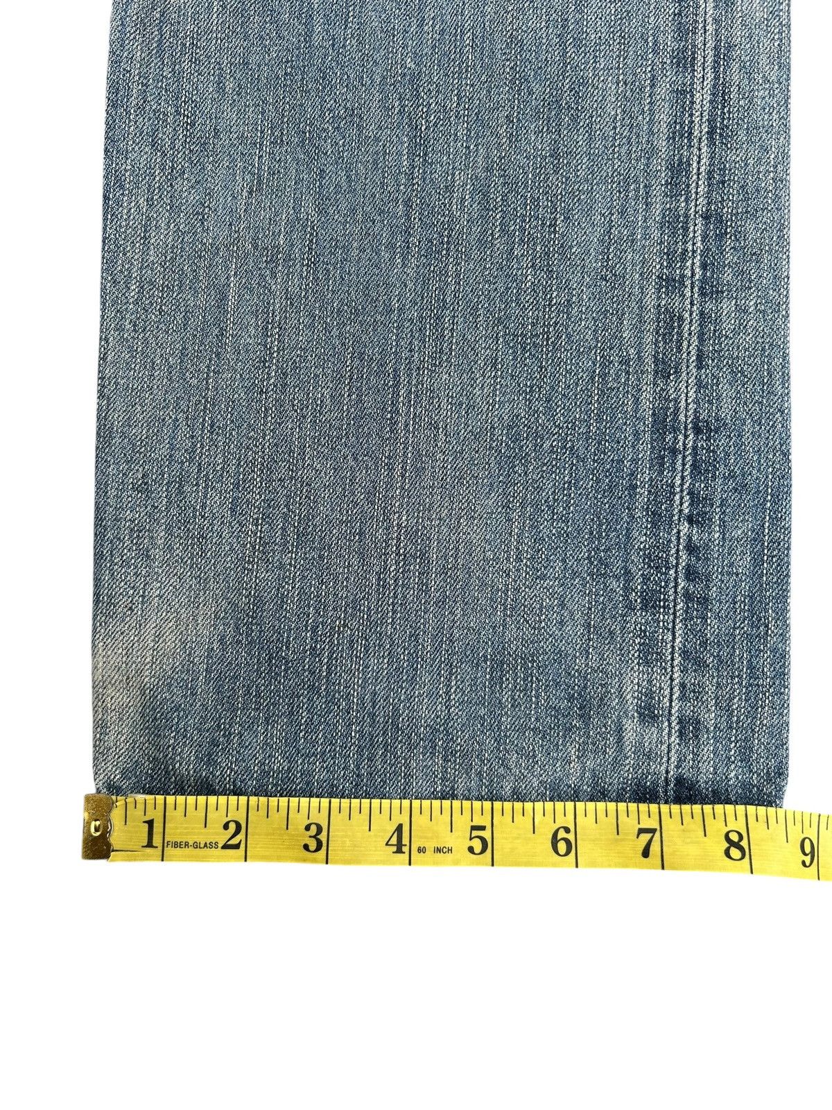 Kapital Thrashed Vintage Edwin 505ZX Selvedge Dirty Denim Jeans Size US 32 / EU 48 - 22 Thumbnail