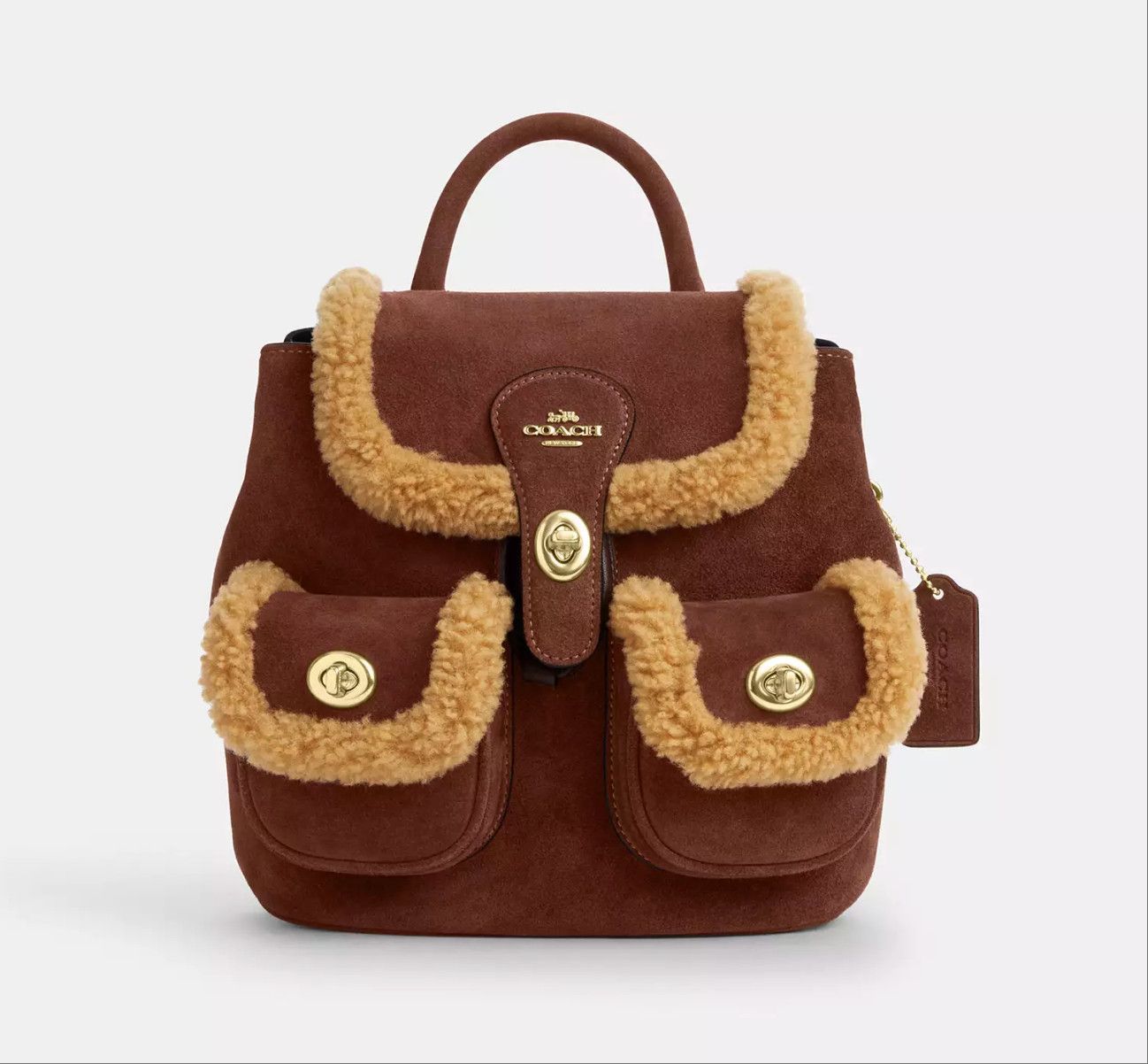 Coach CCZ25 Hadley Backpack Vintage Brown Multi Size ONE SIZE - 8 Thumbnail