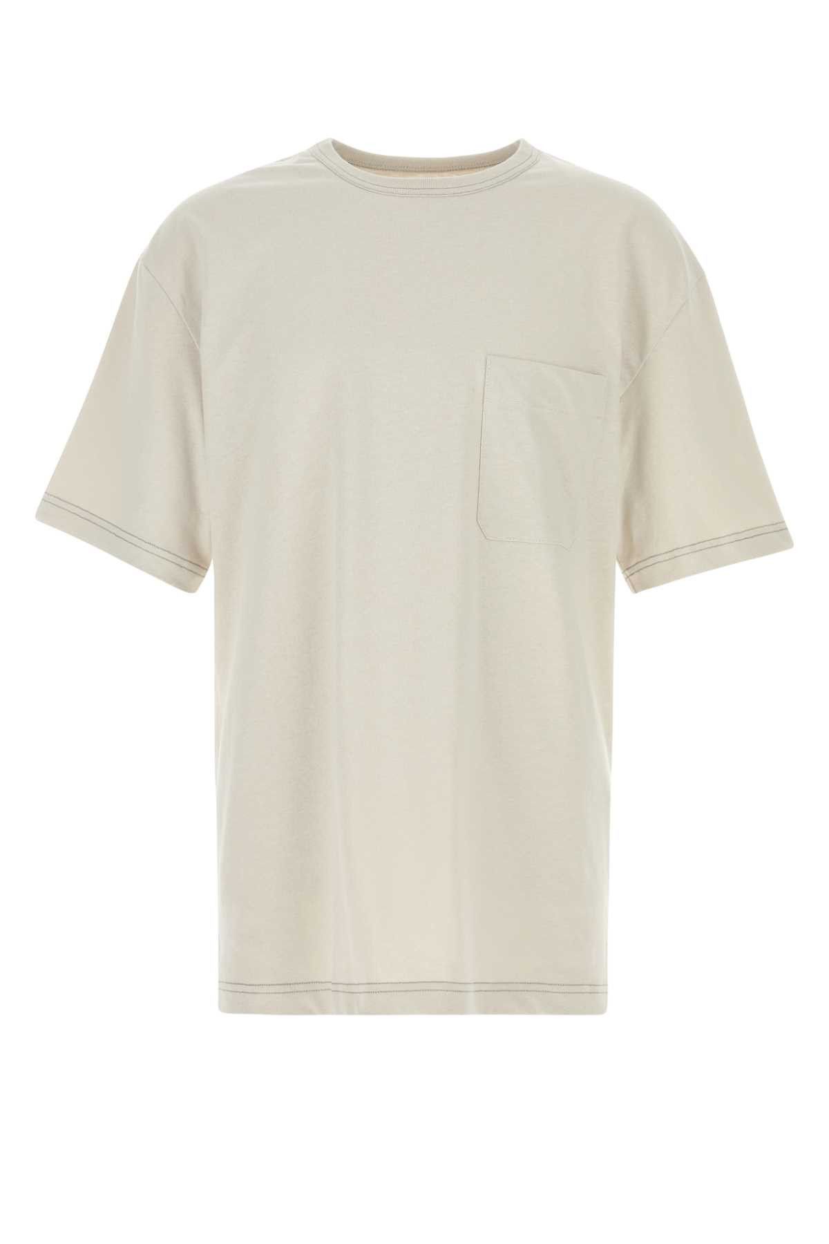 Light Grey Cotton Blend T-Shirt