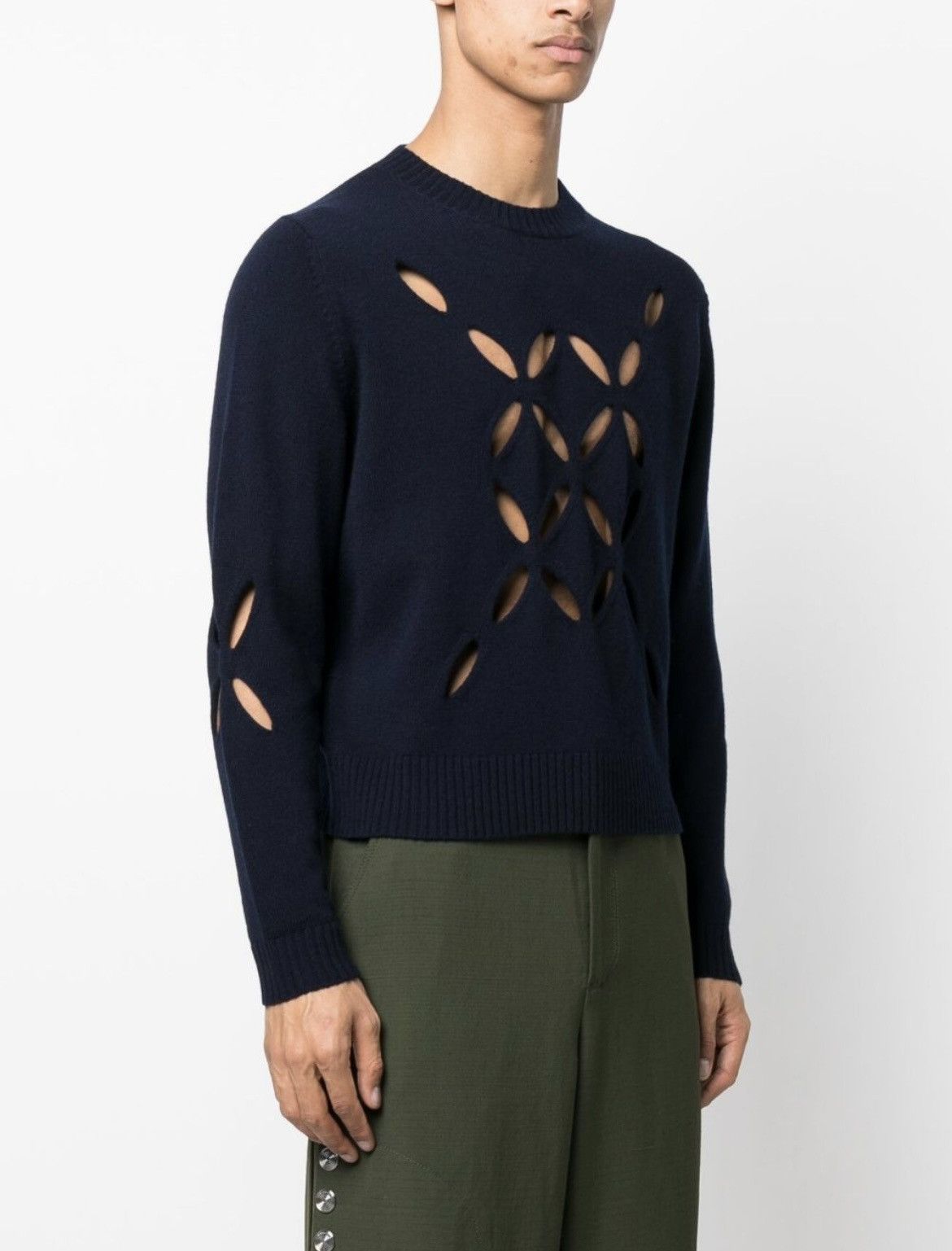 Stefan Cooke Stefan Cooke Wool Mock Neck Cardigan | Grailed