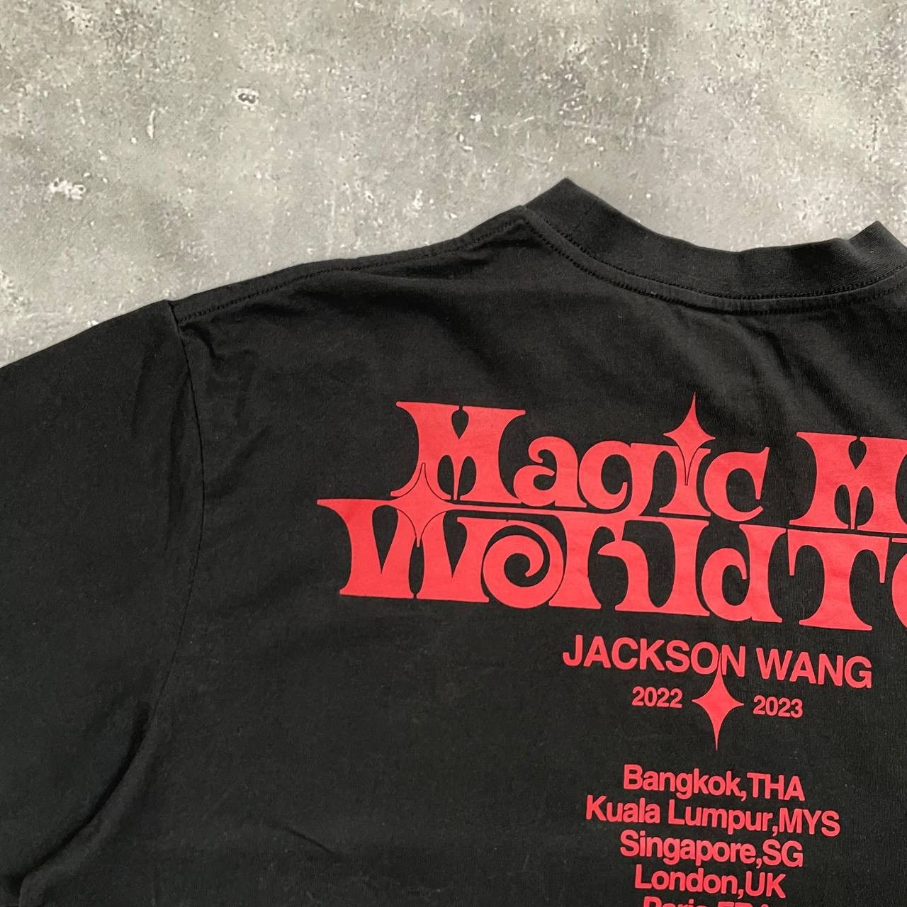 Band Tees Magic Man World Tour Jackson Wang 2022/ 2023 T Shirt Black Size US XL / EU 56 / 4 - 19 Thumbnail