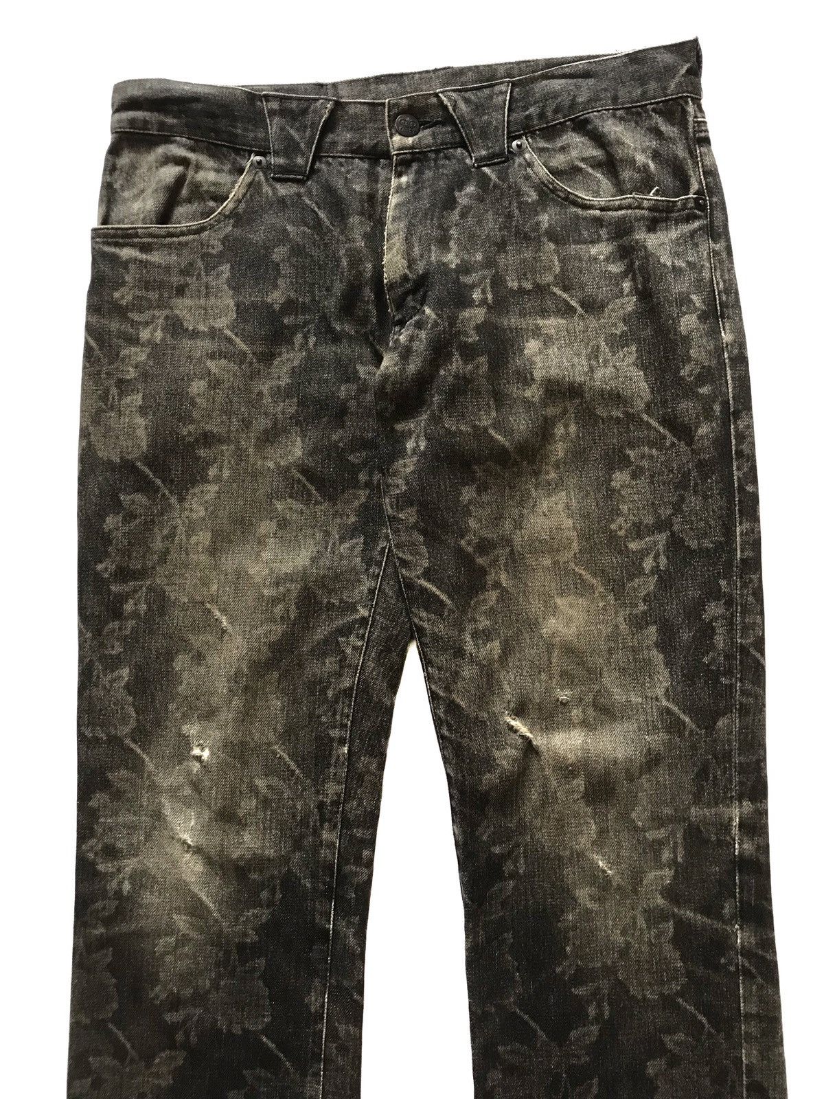 14th Addiction × 20471120 × Beauty Beast JAPANESE BRAND FAUST FULLPRINT FLOWER TROUSER PANTS Size US 30 / EU 46 - 2 Thumbnail