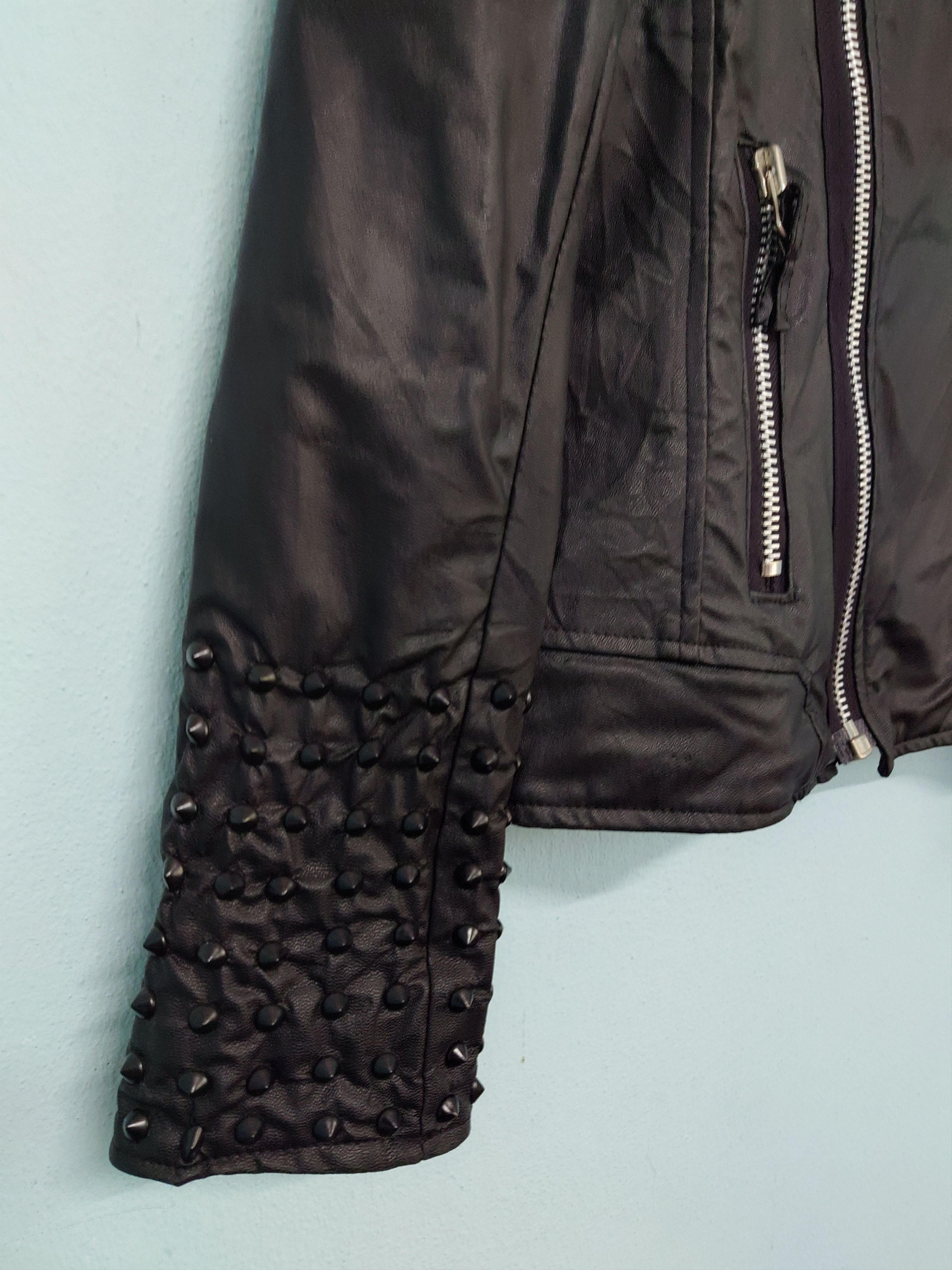 Attachment ATTACHMENT Kazuyuki Kumagai Asymmetrical Rider Jacket Size M / US 6-8 / IT 42-44 - 5 Thumbnail