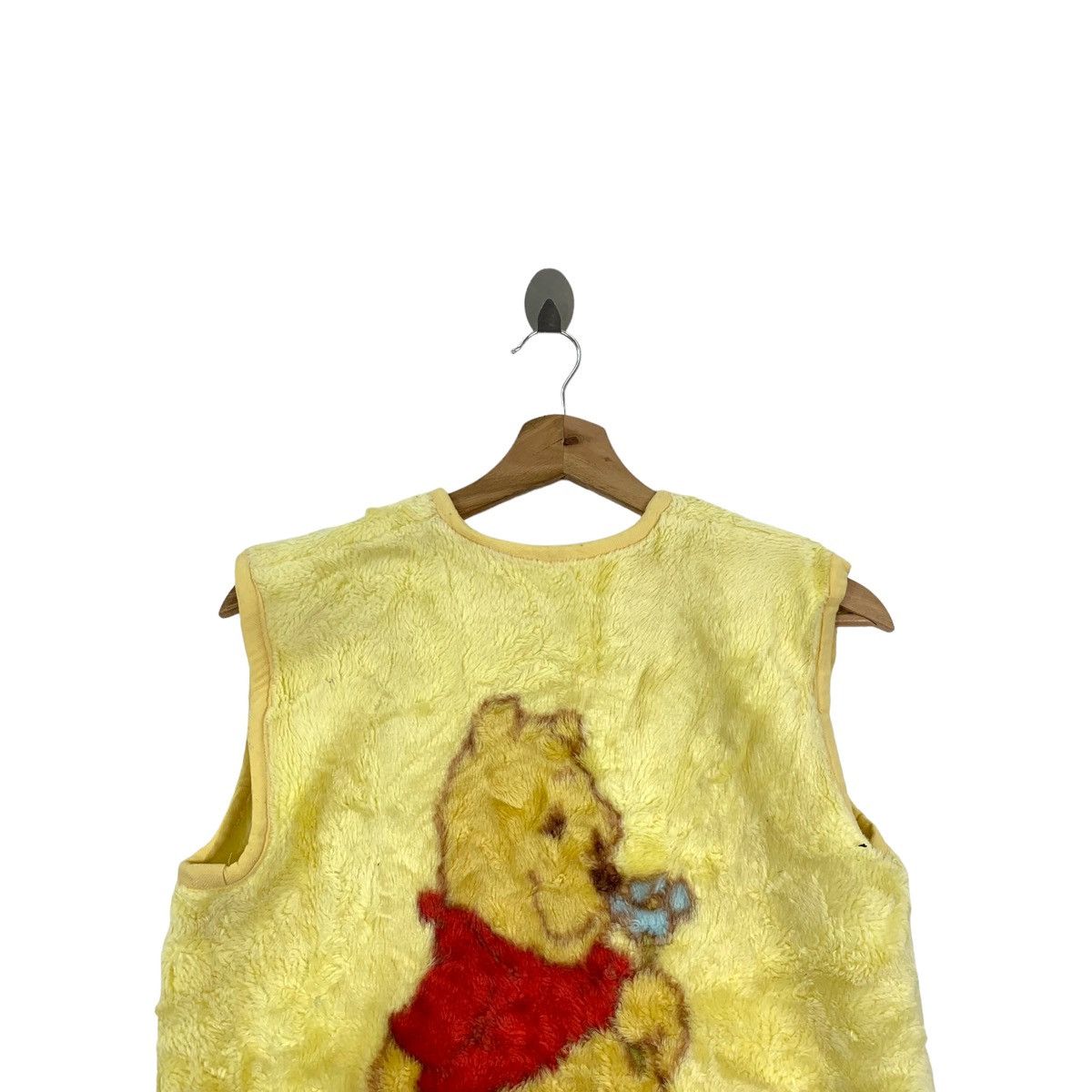Disney × Vintage Vintage Winnie The POOH Disney Cartoon Fleece Vest Jacket Size US S / EU 44-46 / 1 - 6 Thumbnail