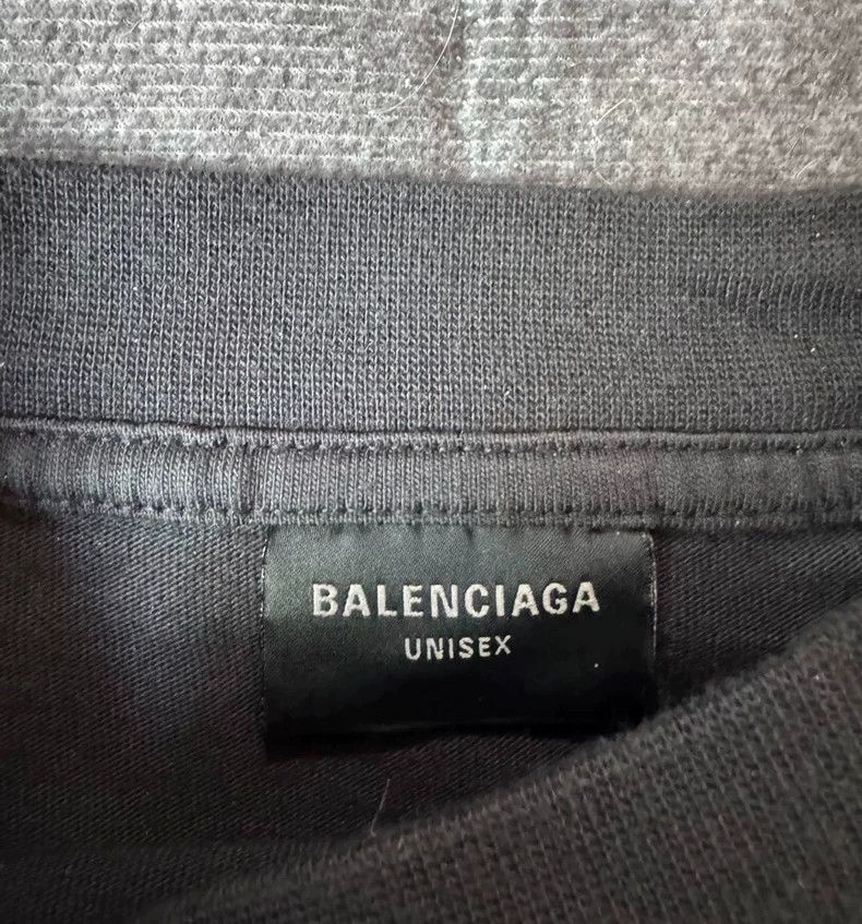 Balenciaga Balenciaga Water-Washed Black and Red Retro Plain Knit Ove Size US S / EU 44-46 / 1 - 3 Thumbnail