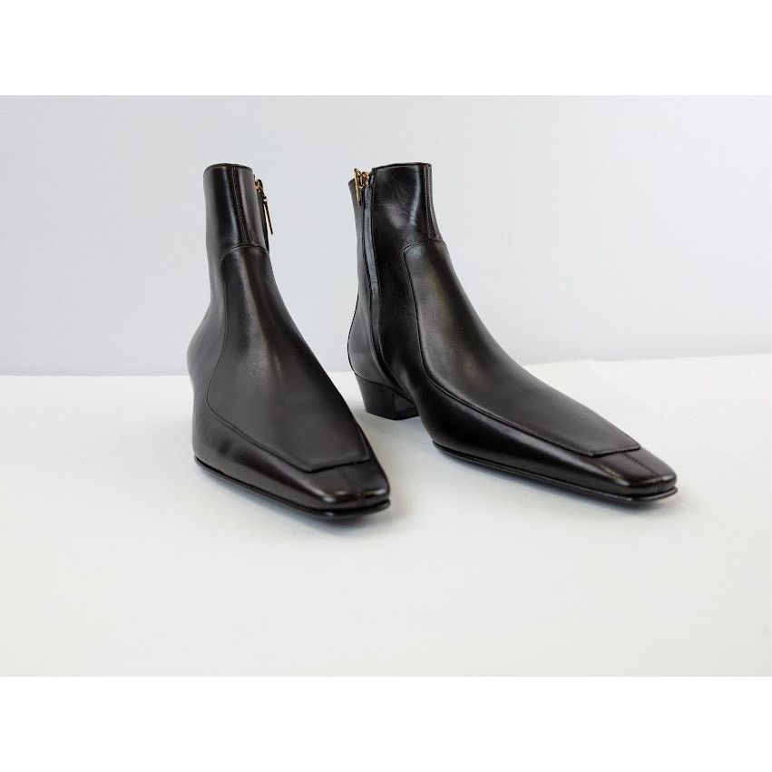 Saint Laurent Paris o1rshd1 Nappa Giannutri Paolo 30 Boots in Eagle Brown Size US 8 / EU 41 - 6 Thumbnail
