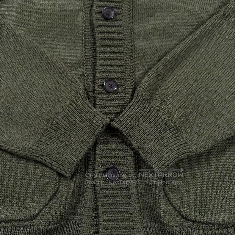 Louis Vuitton Louis Vuitton Nigo Signature Olive Green Geometric Cardiga Size US XL / EU 56 / 4 - 3 Thumbnail