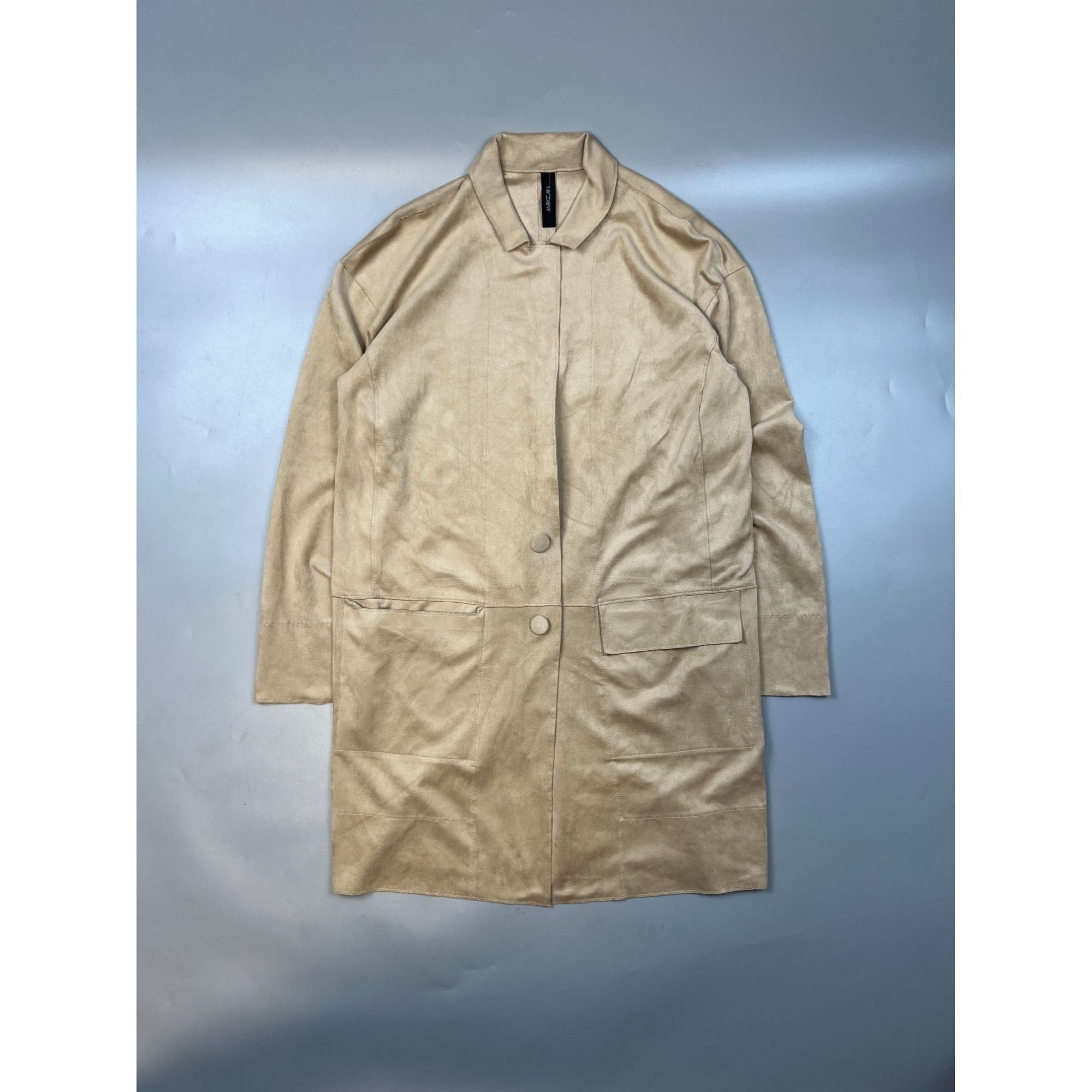 Other Marc Cain Faux Leather Coat (Y0701) Size M / US 6-8 / IT 42-44 - 1 Thumbnail