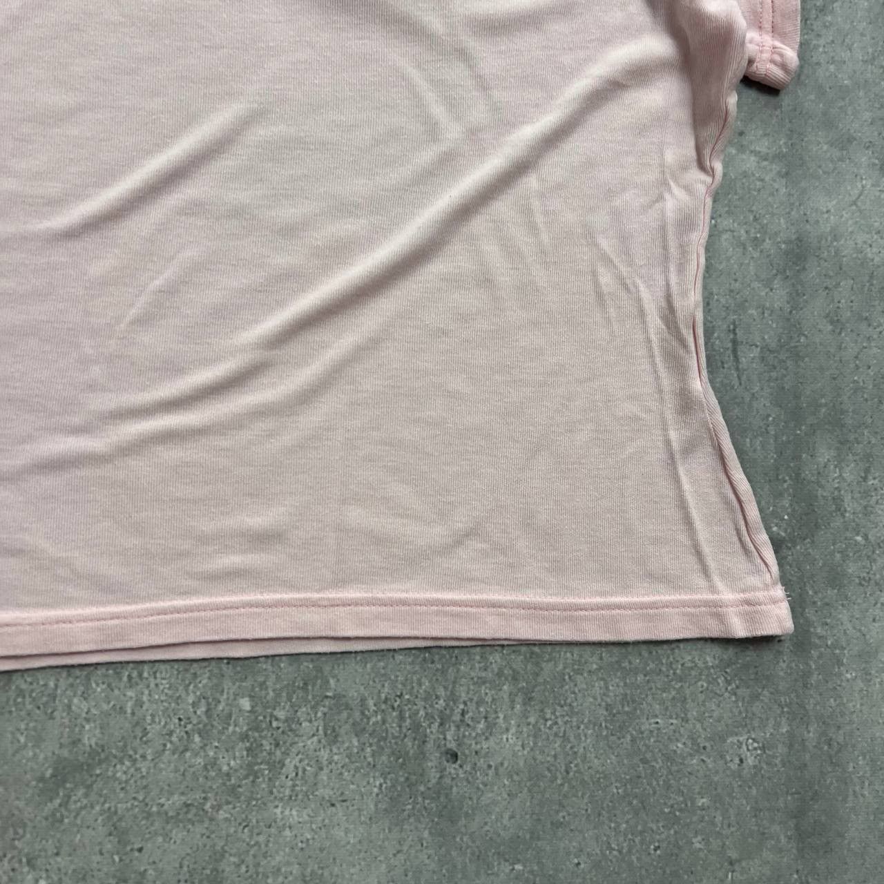 Versace Jeans Couture Vintage Versace Jeans Couture Lace Bows T Shirt Women’s Pink Size L / US 10 / IT 46 - 15 Thumbnail