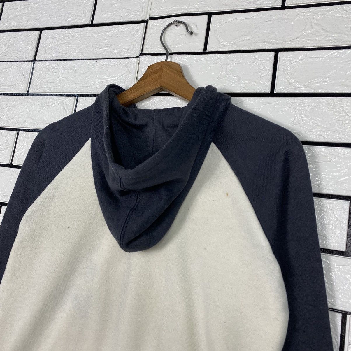Japanese Brand 📌Vintage Zipper Hoodie Rough Union Made Big Logo Size US M / EU 48-50 / 2 - 11 Thumbnail