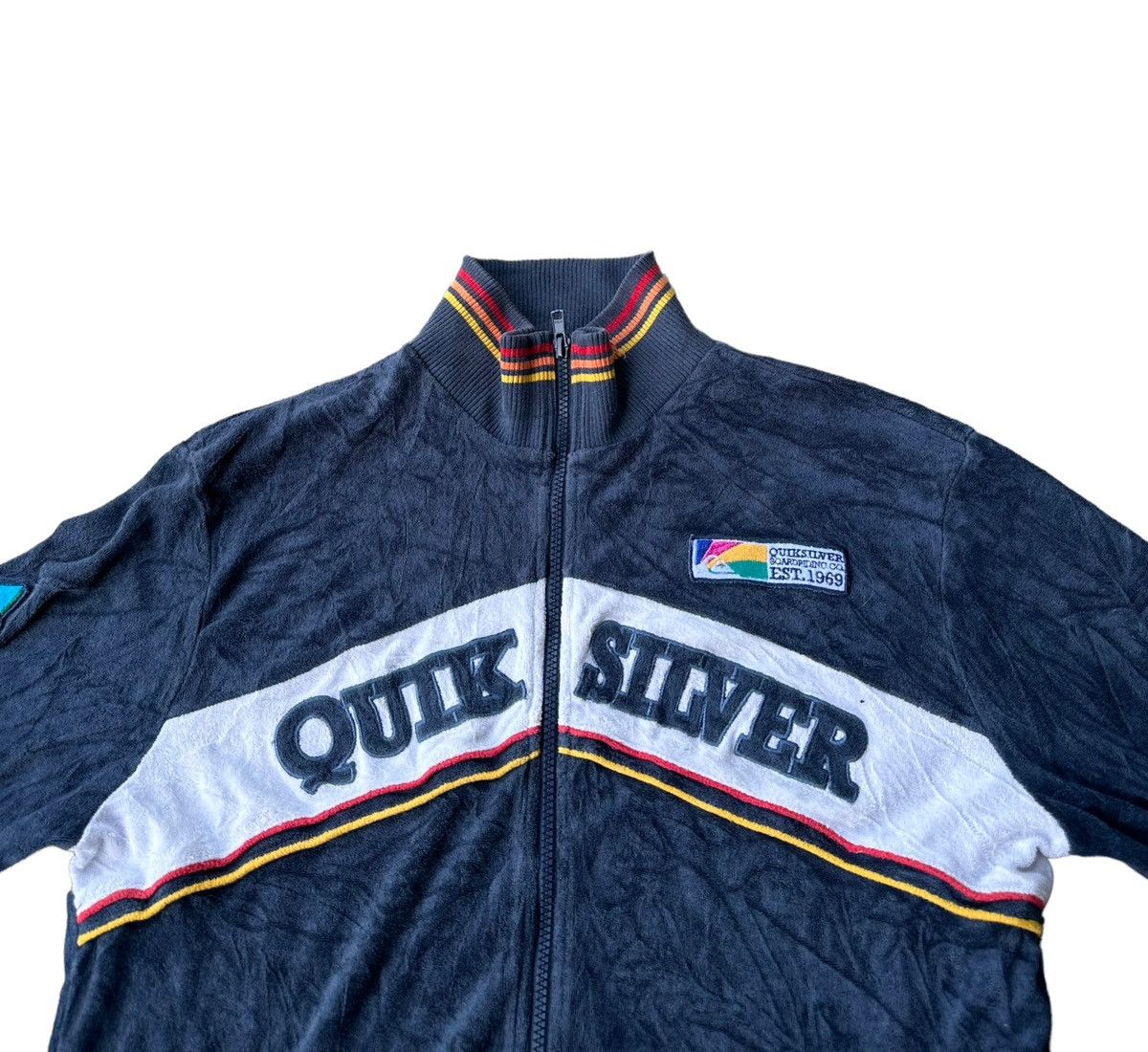 Quiksilver Quiksilver sweater with patches sizeL Size US L / EU 52-54 / 3 - 2 Thumbnail