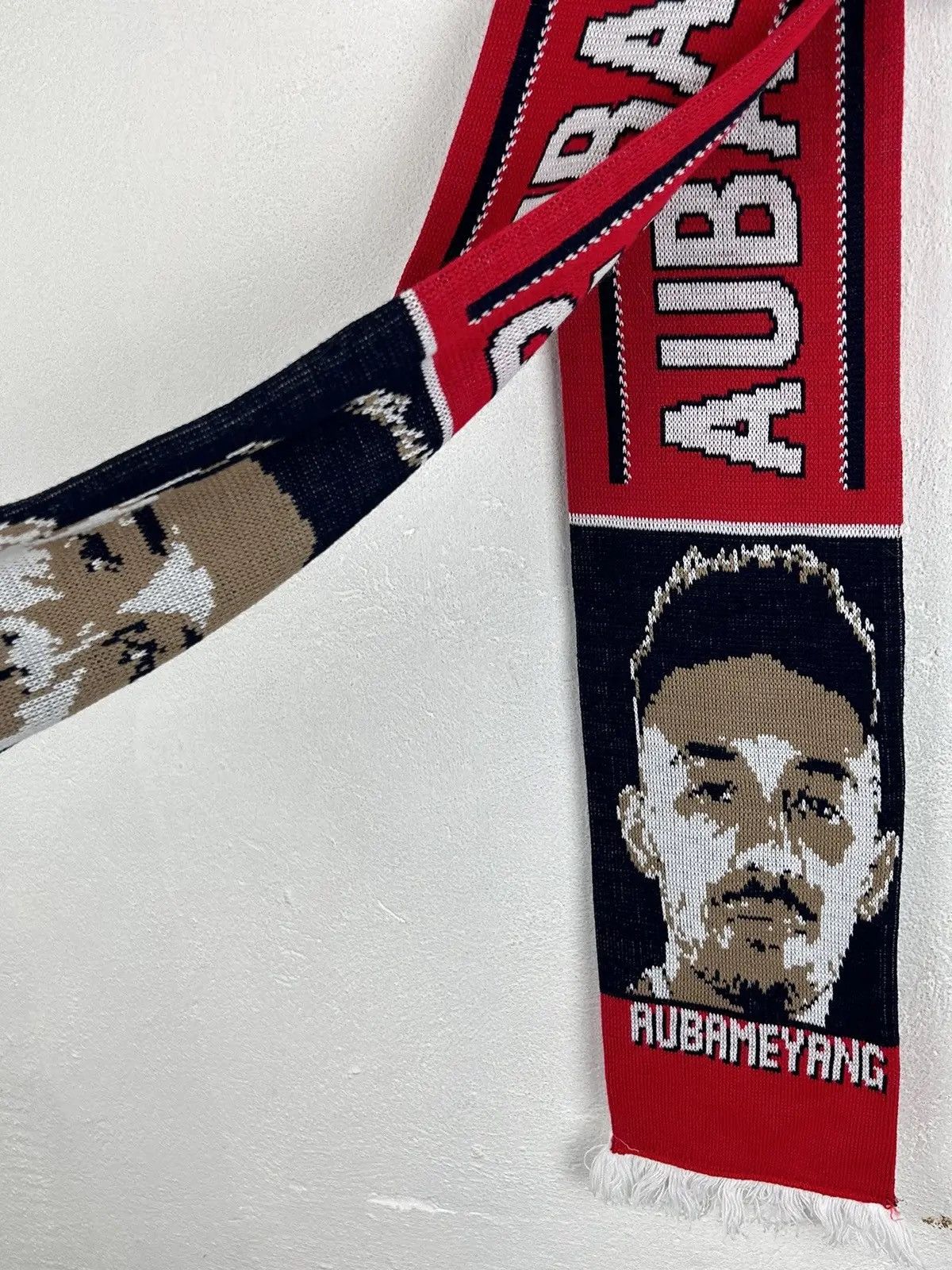 Vintage Aubameyang Football Player Small Acrylic Fanwear Scarf Size ONE SIZE - 5 Thumbnail