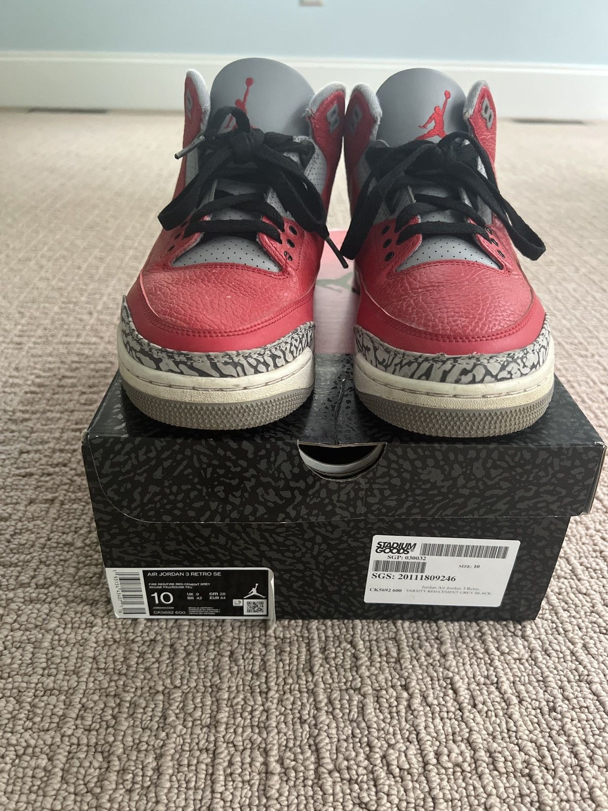 Jordan Brand Air Jordan 3 Retro SE “Unite” Size US 10.5 / EU 43-44 - 5 Thumbnail