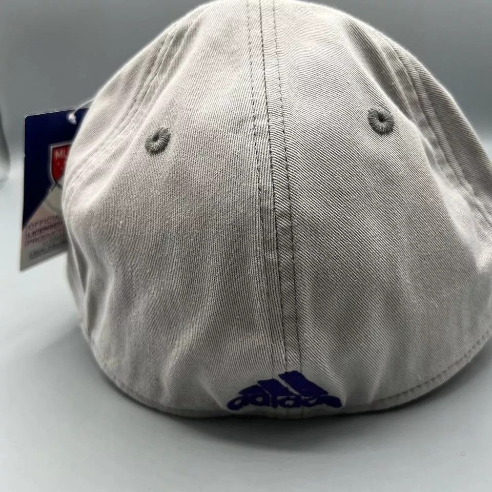Adidas Orlando City Hat Men S-M Adidas MLS Stretch Fitted Cap New Size ONE SIZE - 4 Thumbnail