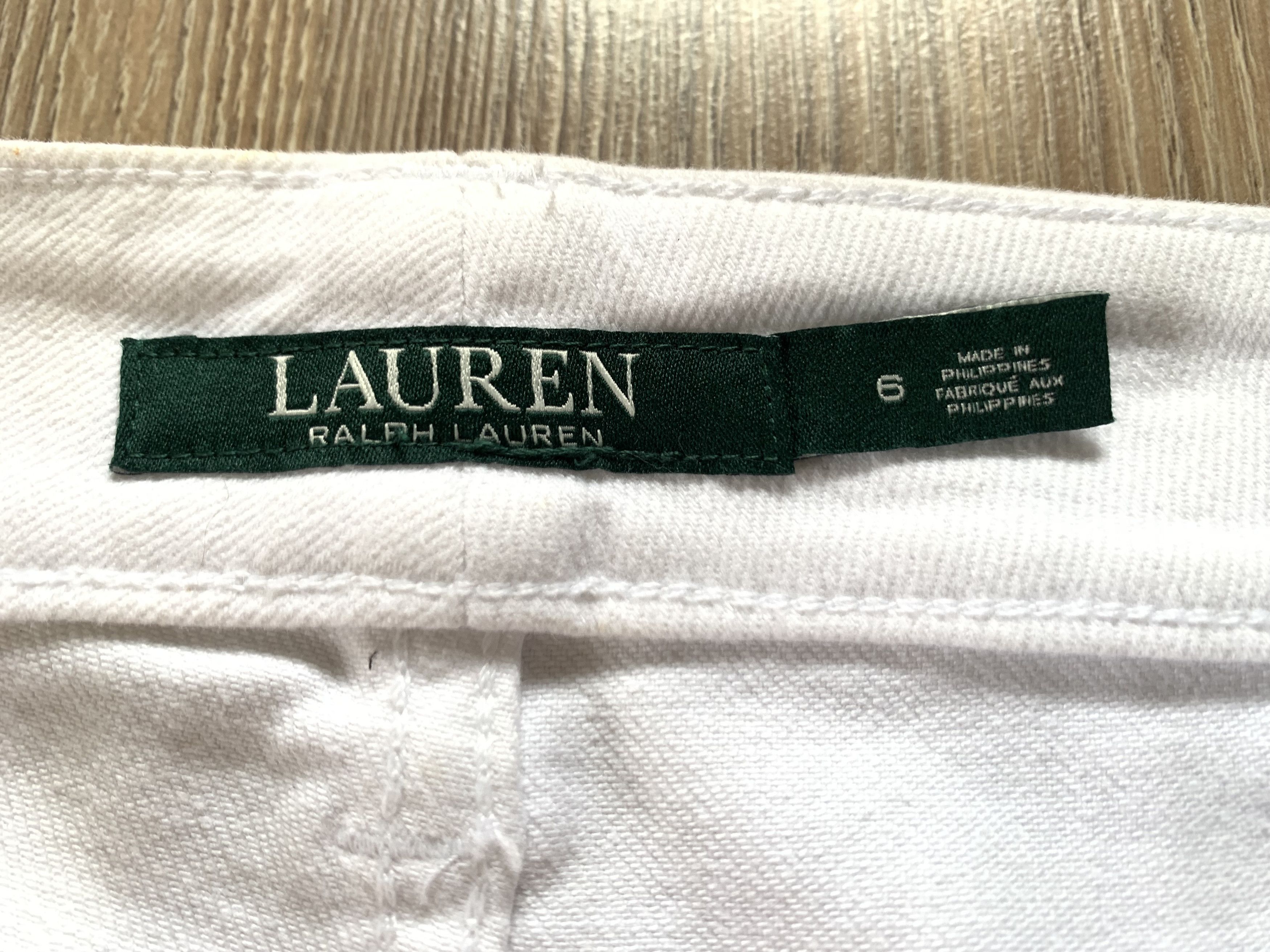Lauren Ralph Lauren Lauren Ralph Lauren White Slim Jeans Size 31" - 8 Thumbnail