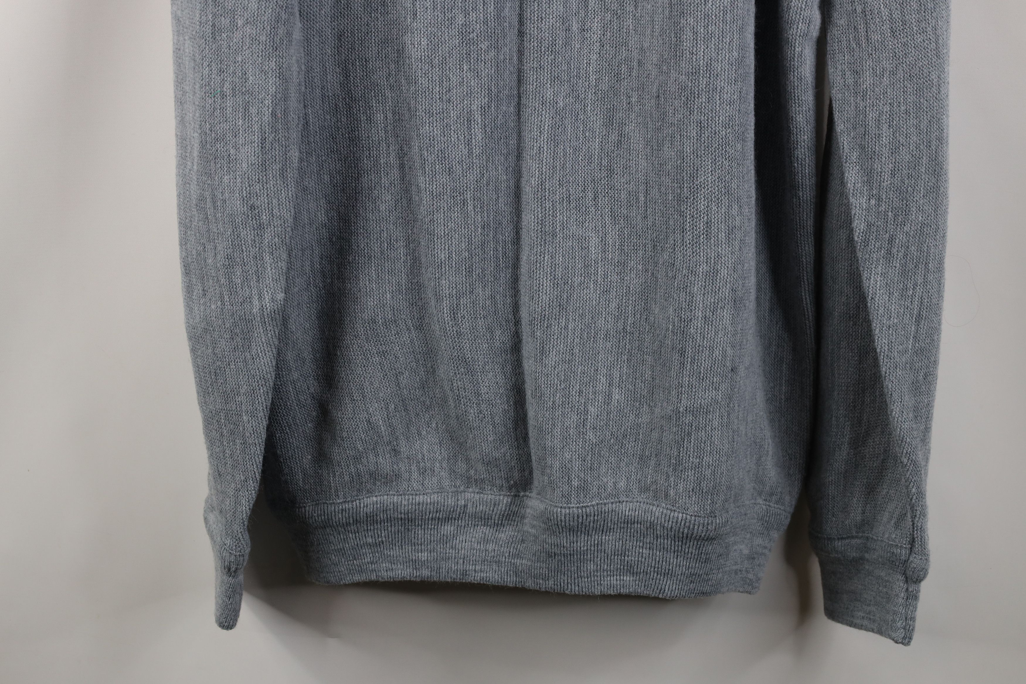Vintage Vintage 70s Streetwear Cobain Knit Cardigan Sweater Gray USA Size US XXL / EU 58 / 5 - 11 Thumbnail
