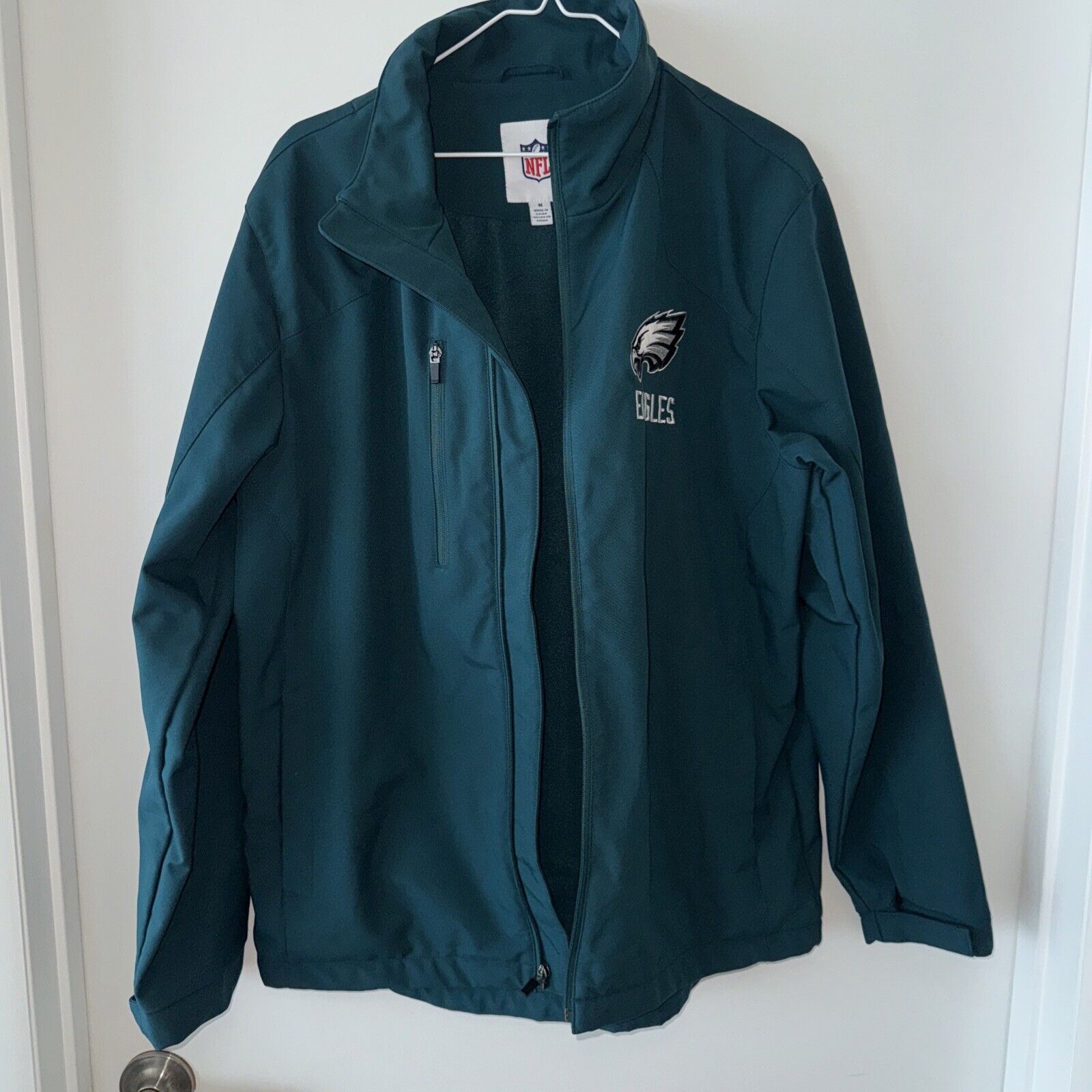 Philadelphia Eagles Lightweight Coat Jacket M GIII Fleece