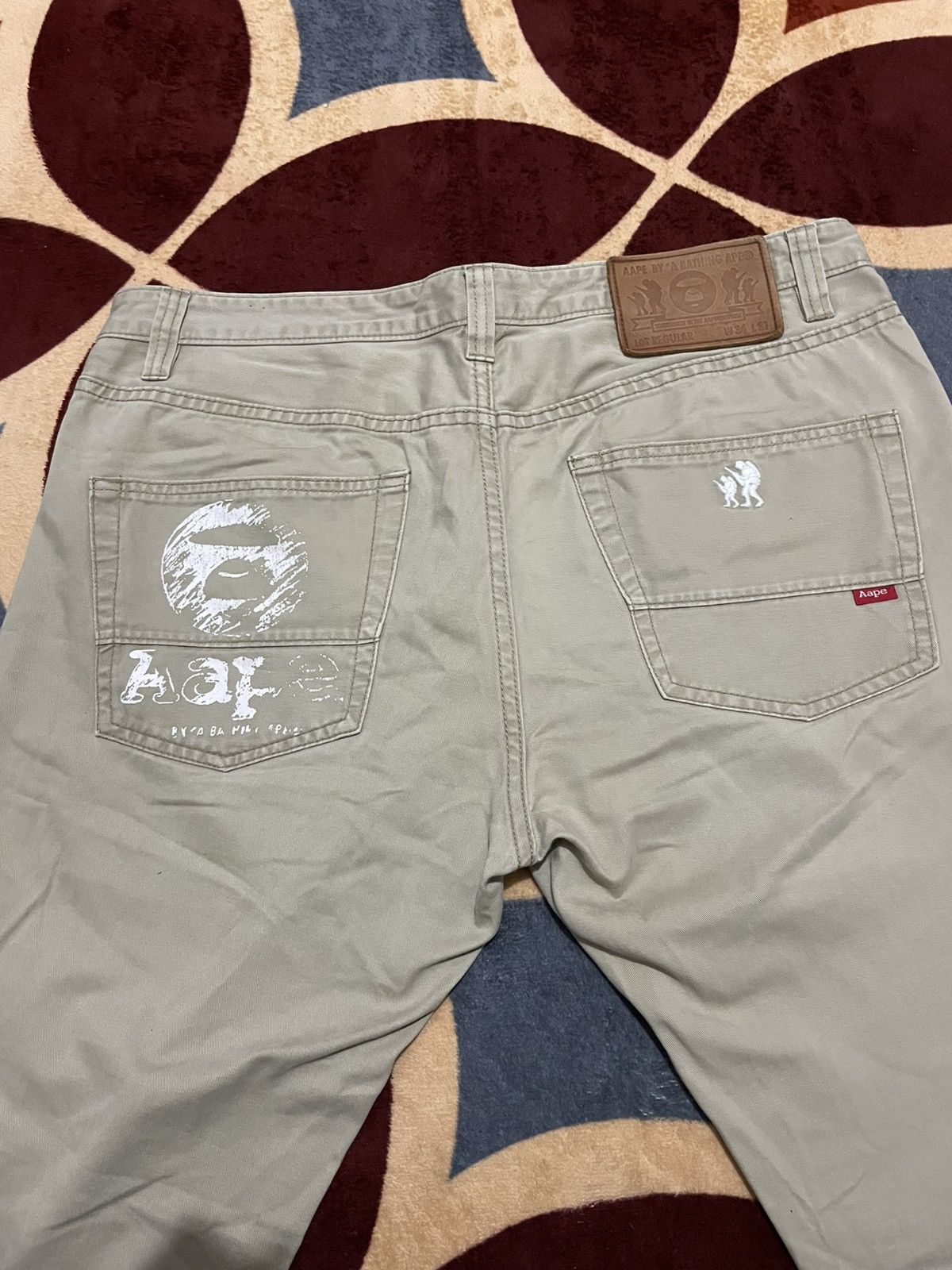 Aape CRAZY Aape chinos AOP Size US 35 - 25 Thumbnail