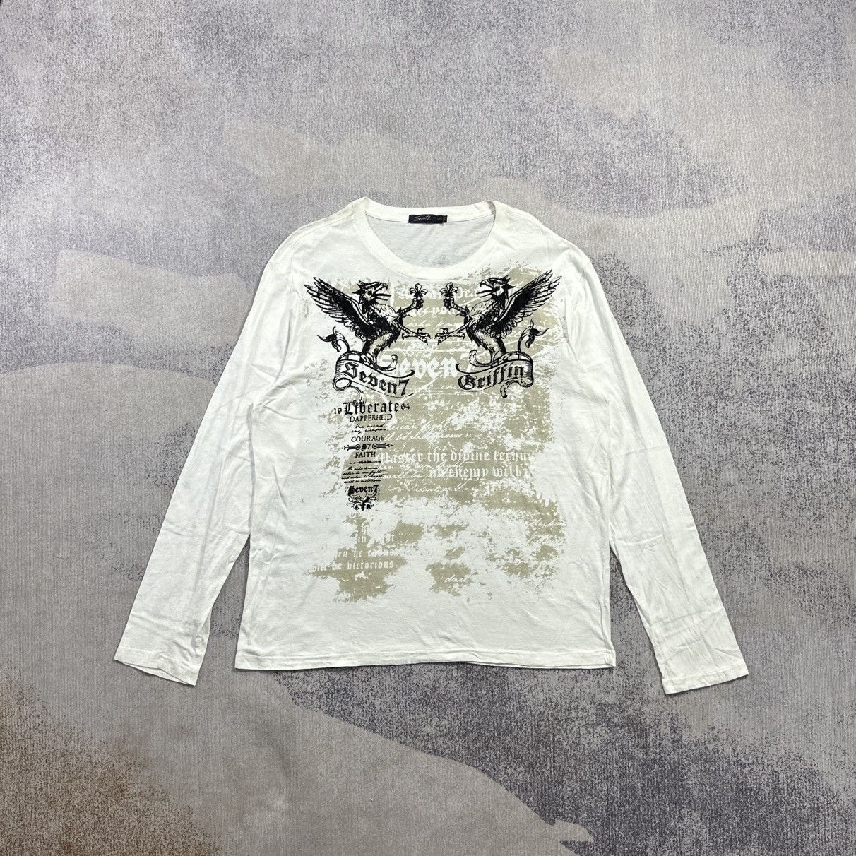 Seven 7 Seven 7 Y2k Longsleeve Tshirt Size US XXL / EU 58 / 5 - 1 Thumbnail