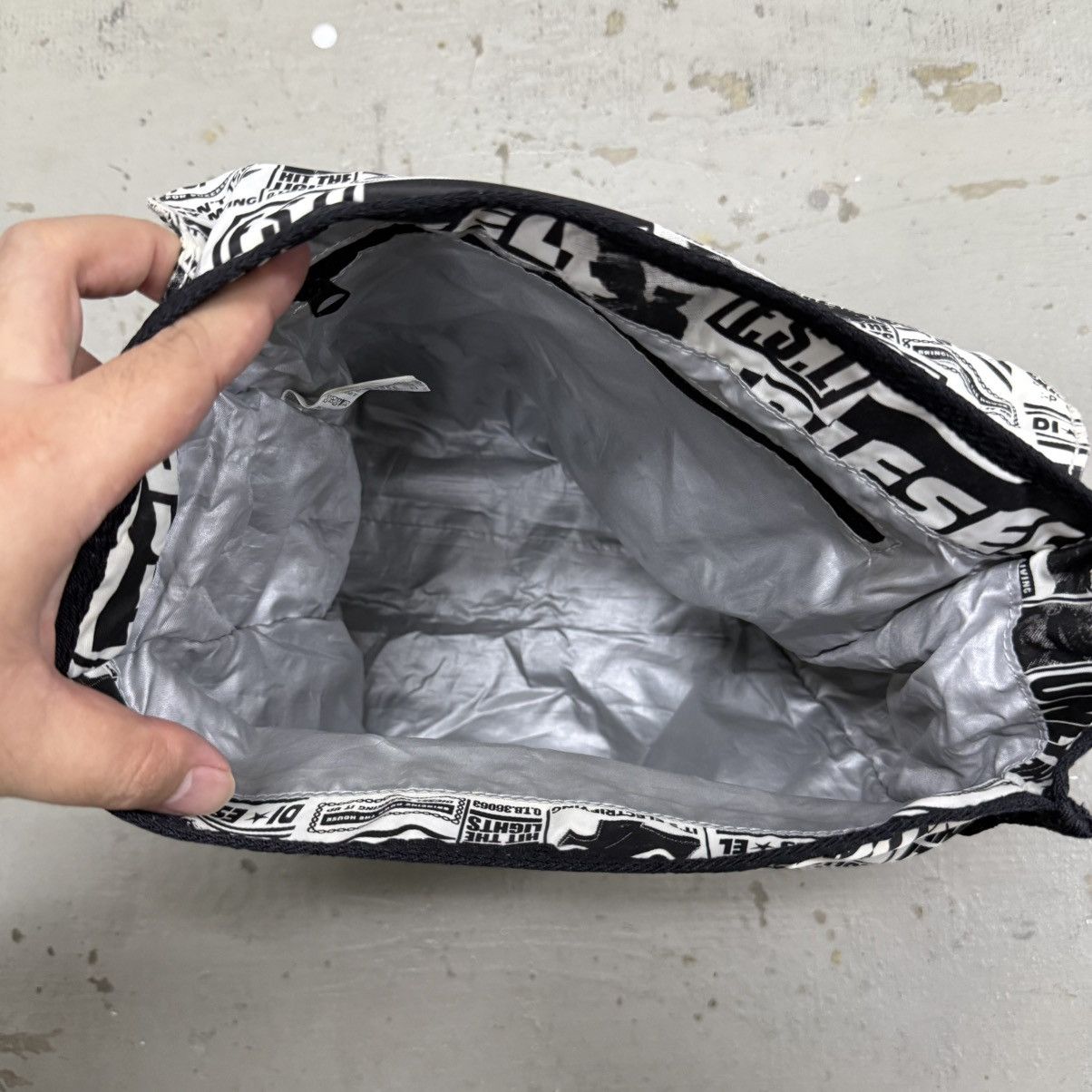 Diesel Diesel Punk Newspaper Design Messenger Bag Size ONE SIZE - 5 Thumbnail