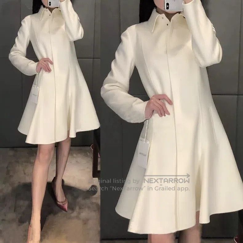 Valentino Valentino Cashmere wool skirt coat Size S / US 4 / IT 40 - 1 Thumbnail