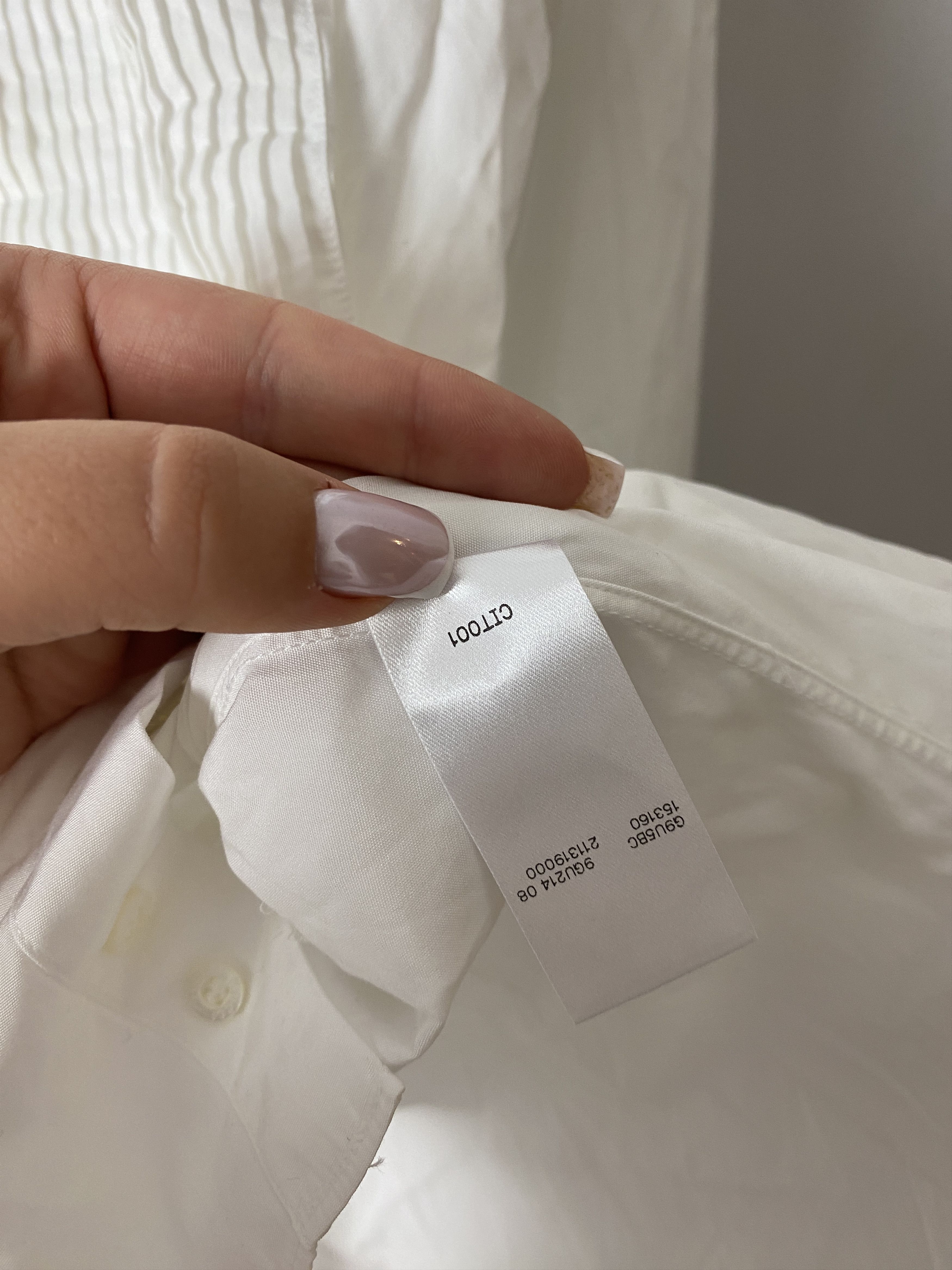 Gucci Gucci Cotton Pleated Tuxedo shirt formal Size US S / EU 44-46 / 1 - 6 Thumbnail