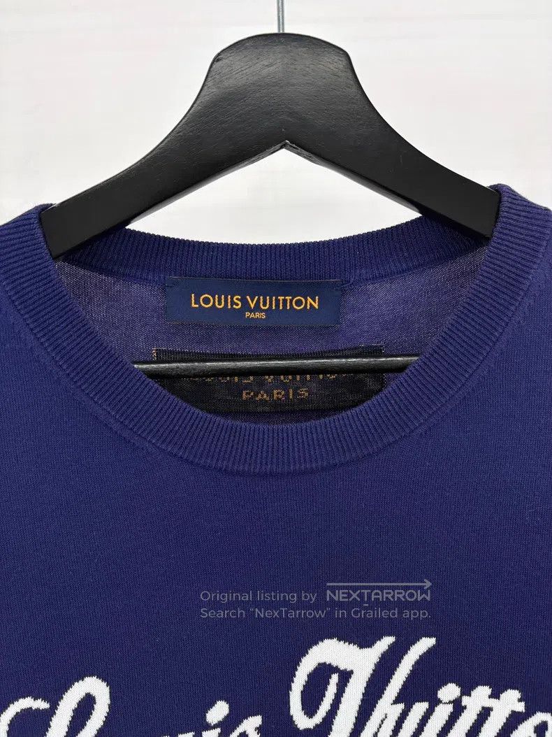 Louis Vuitton Louis Vuitton Blue and purple knitted short sleeve Size US S / EU 44-46 / 1 - 3 Thumbnail