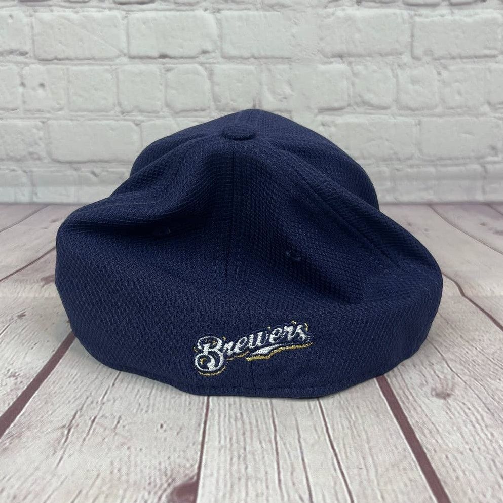 New Era New Era 39Thirty Diamond Classic MLB Milwaukee Brewers Size ONE SIZE - 4 Thumbnail