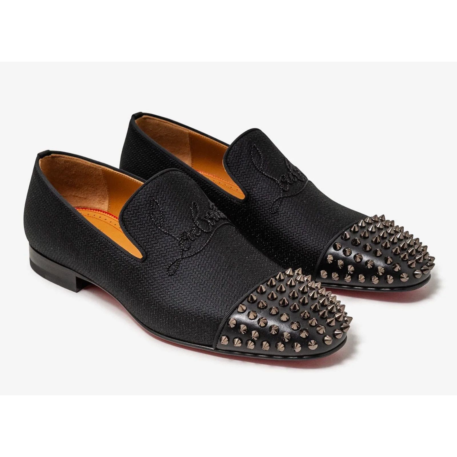 Christian Louboutin Christian Louboutin Black Spike Oxford Dress Loafer 43 10 Size US 10 / EU 43 - 1 Thumbnail