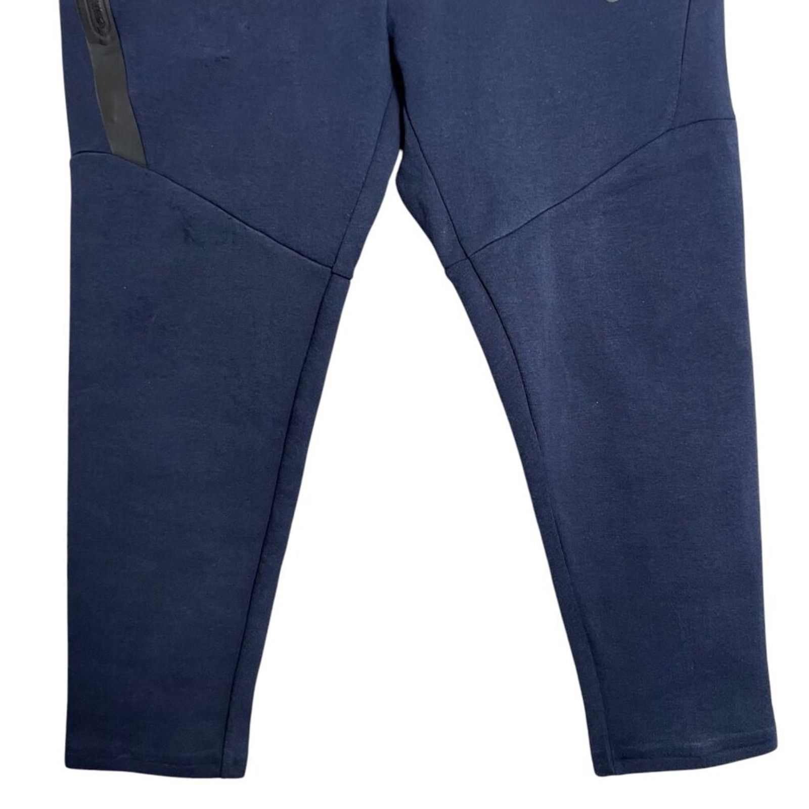 Nike Nike Tech Fleece Jogger Navy Short Cargo Zip Pocket Size L Size US 31 - 13 Thumbnail