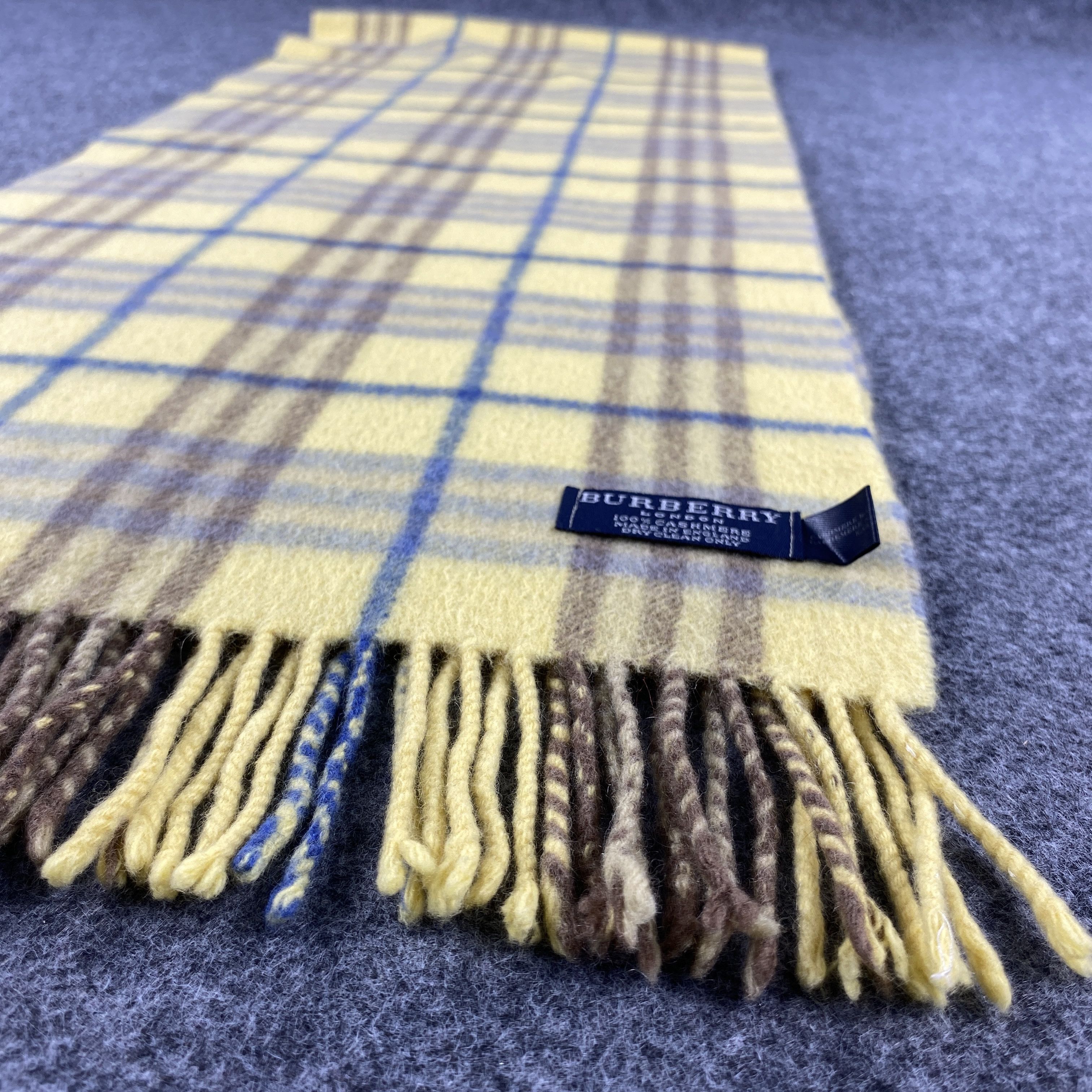 Burberry × Vintage GF10381 Burberry Scarf Neck Wear Muffler Nova Check Size ONE SIZE - 8 Thumbnail