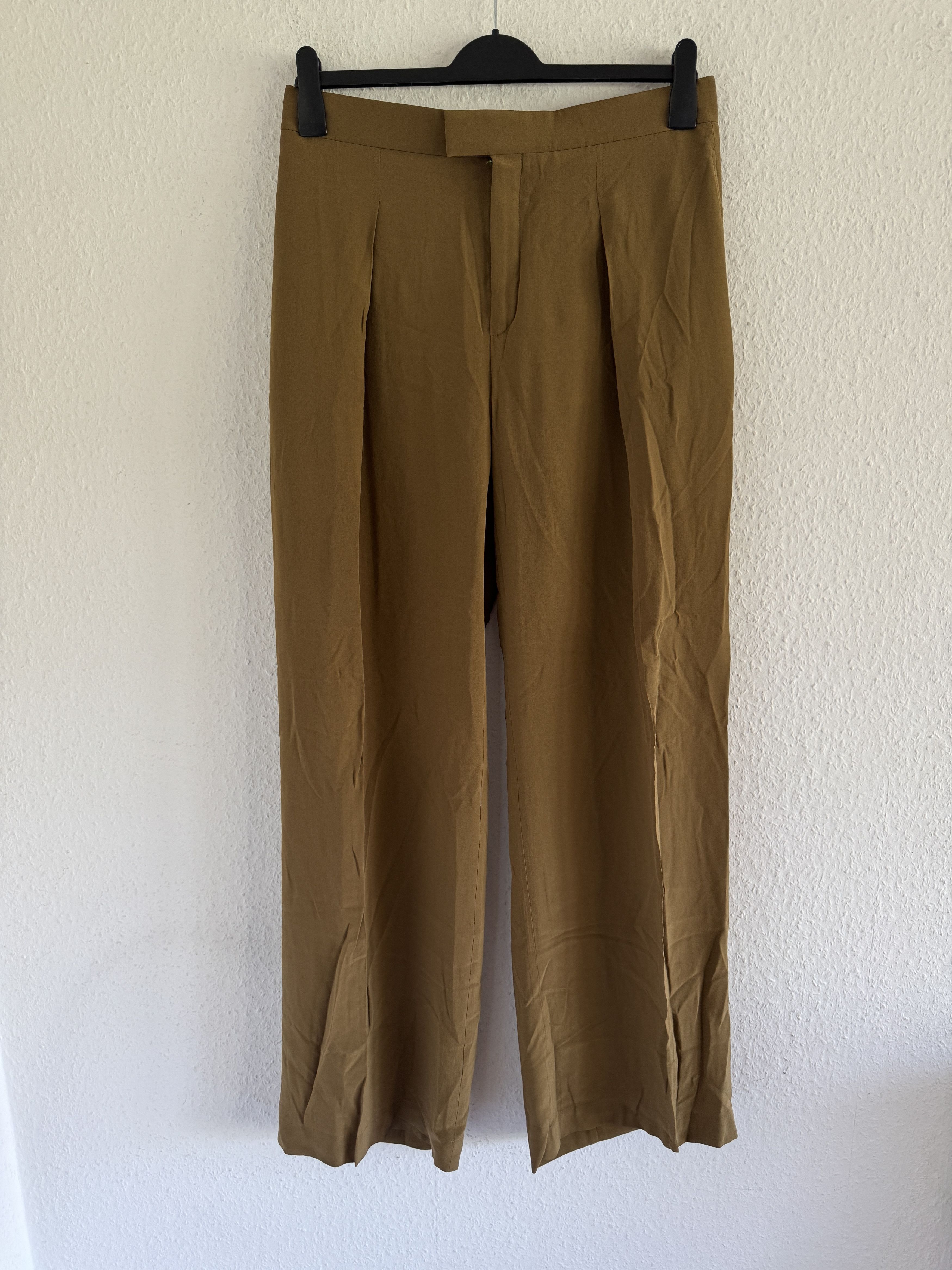 Chloe Beige Tailored Cotton Trousers Size 32" / US 10 / IT 46 - 11 Thumbnail