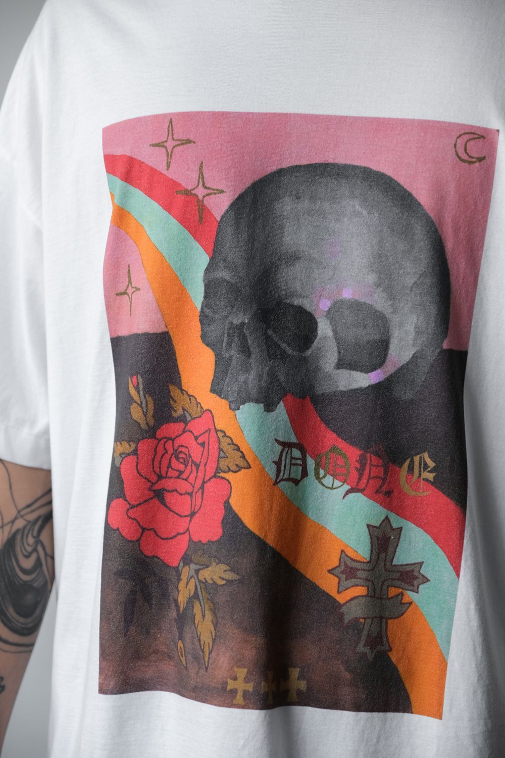 Japanese Brand COOTIE PRODUCTIONS/ PRINT S/S TEE (DONE) -WHITE Size US M / EU 48-50 / 2 - 2 Thumbnail