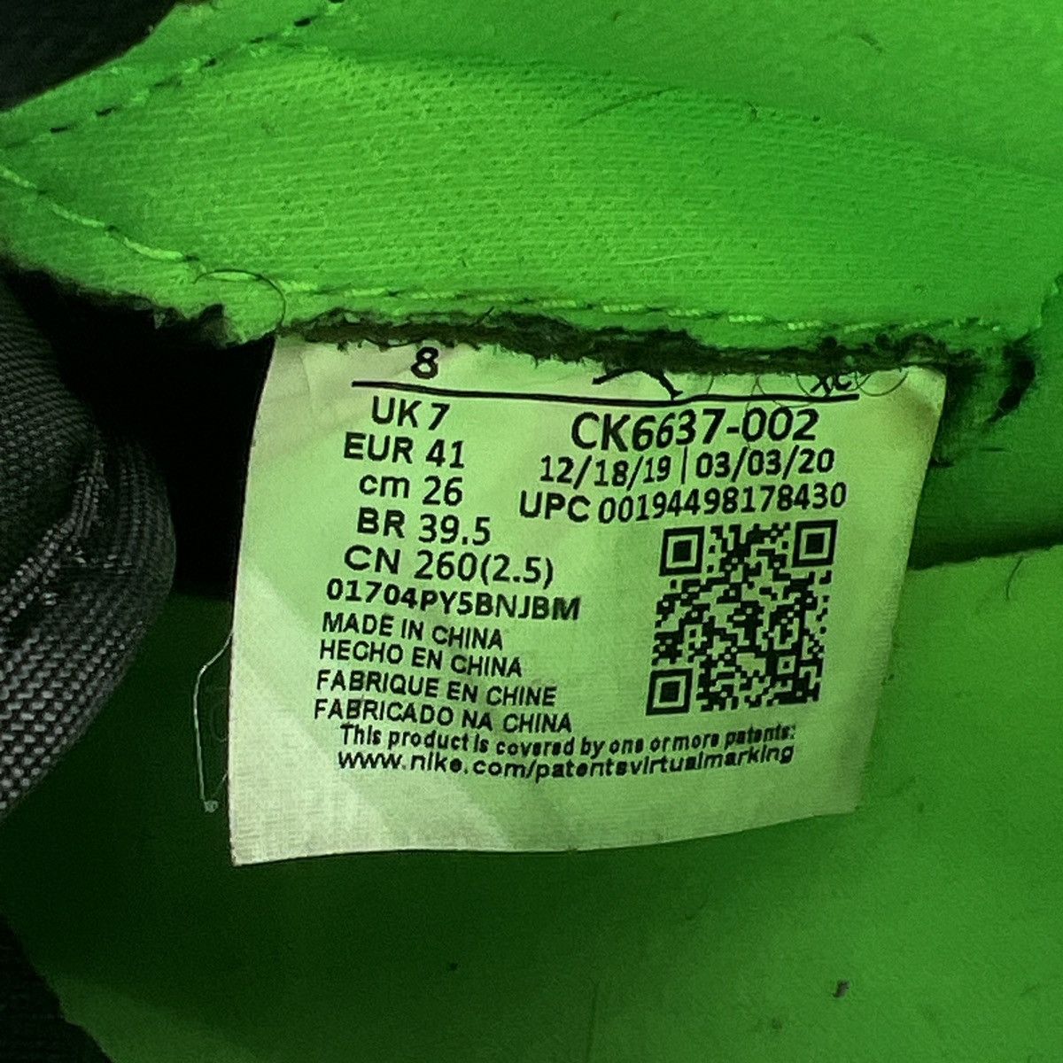Nike Air Jordan 1 high zoom zen green Size US 8 / EU 41 - 9 Thumbnail