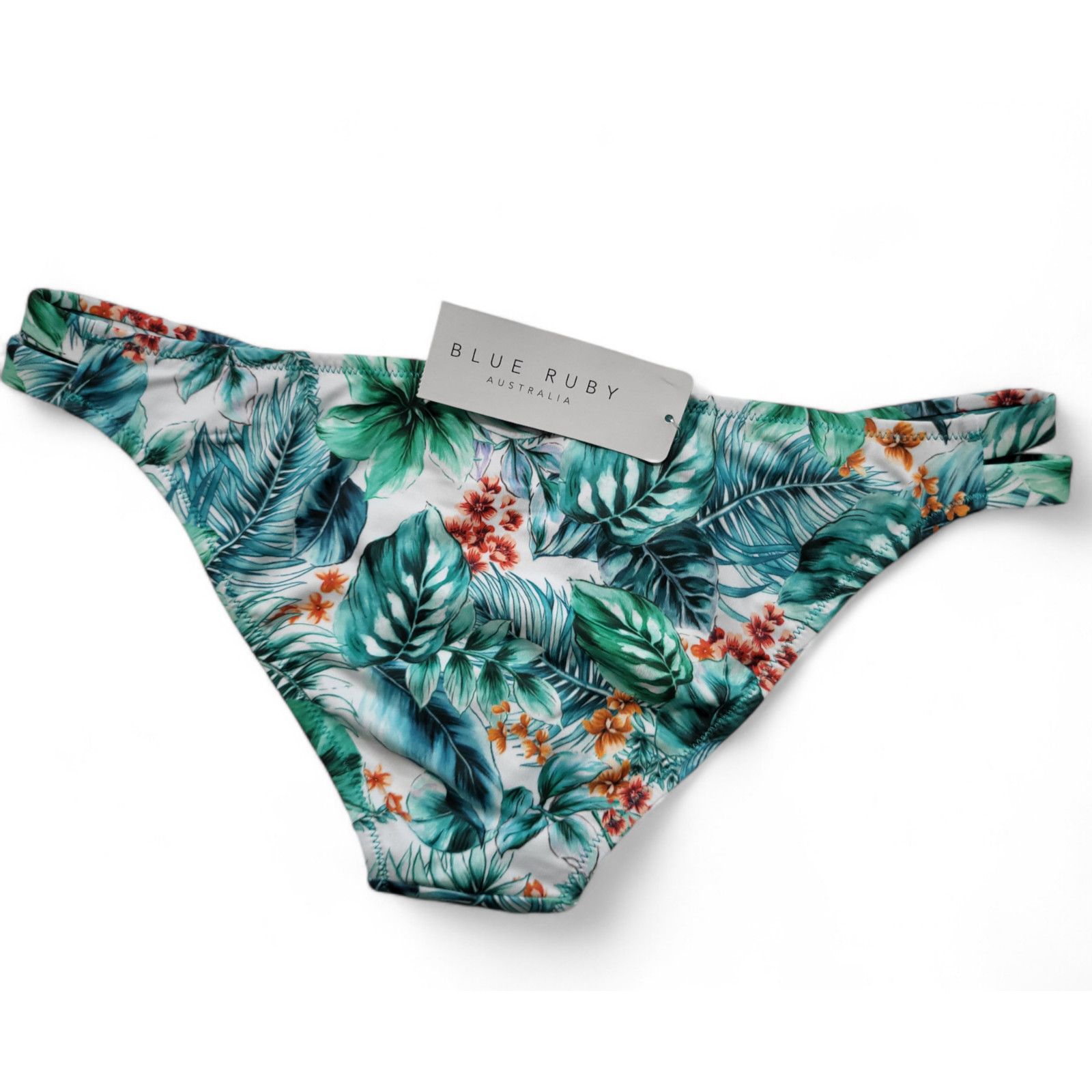 Other NWT BLUE RUBY Palm Cove Tropical Bikini Bottom Women Size 12 Size XL / US 12-14 / IT 48-50 - 3 Thumbnail