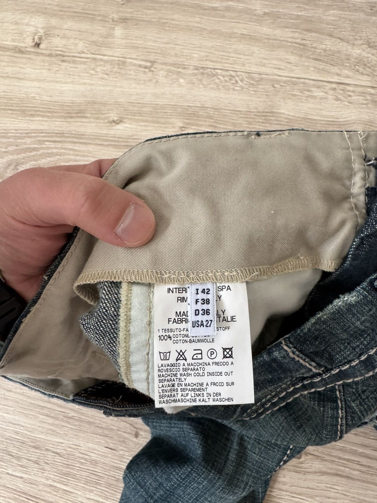 Marithe + Francois Girbaud Vintage Y2K Marithe Francois Girbaud Denim Breeches Capri Size 28" / US 6 / IT 42 - 8 Thumbnail