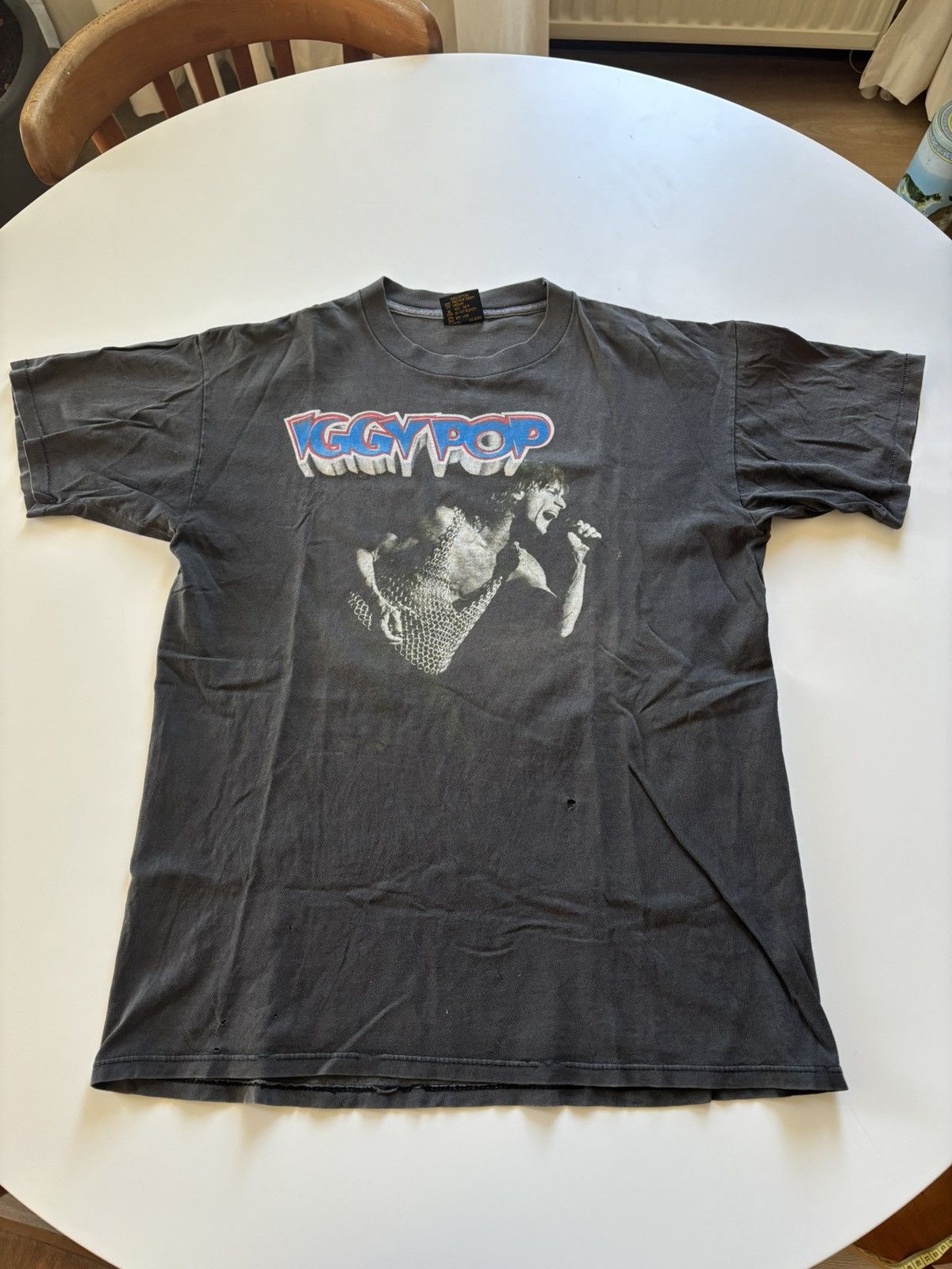 Vintage Iggy pop raw power t-shirt vintage 90s Size US L / EU 52-54 / 3 - 1 Thumbnail